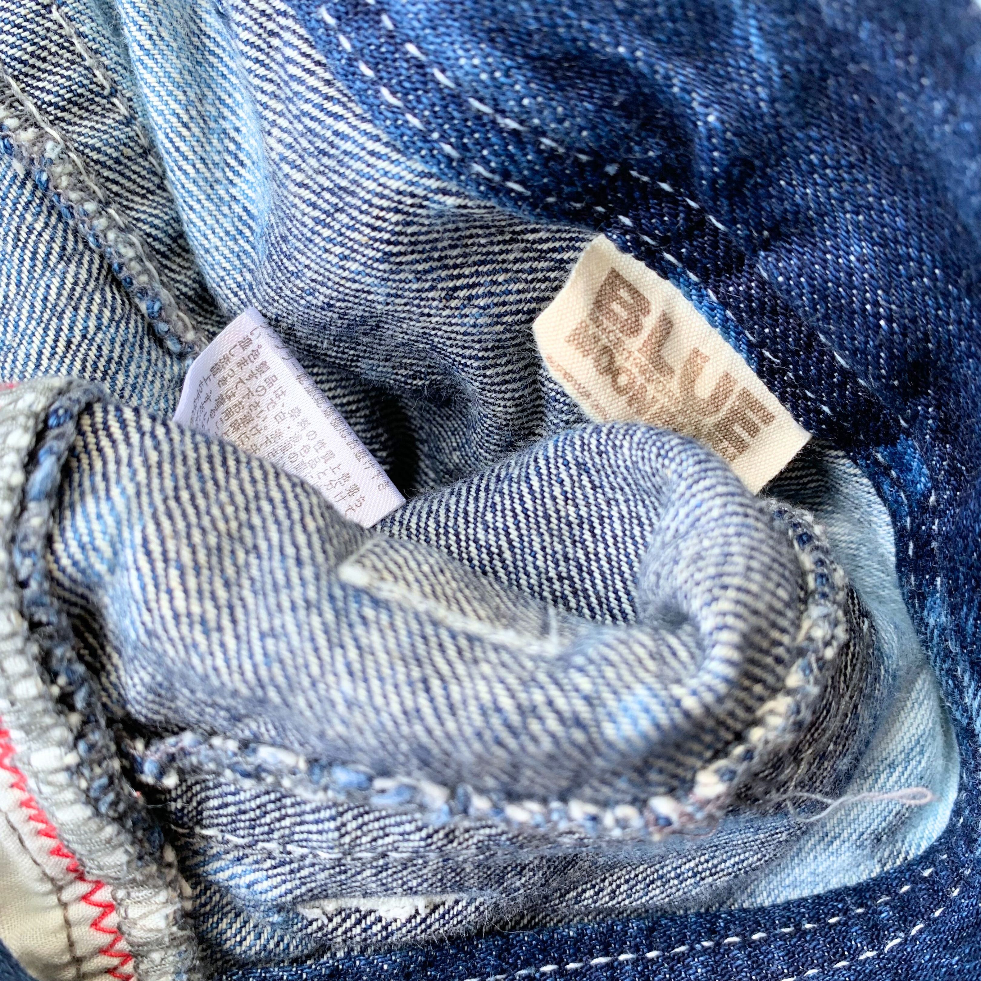 Japanese Brand Grunge 1990s Blue Moon Jeans Japan Hysteric Denim Pants Size 27" / US 4 / IT 40 - 6 Thumbnail