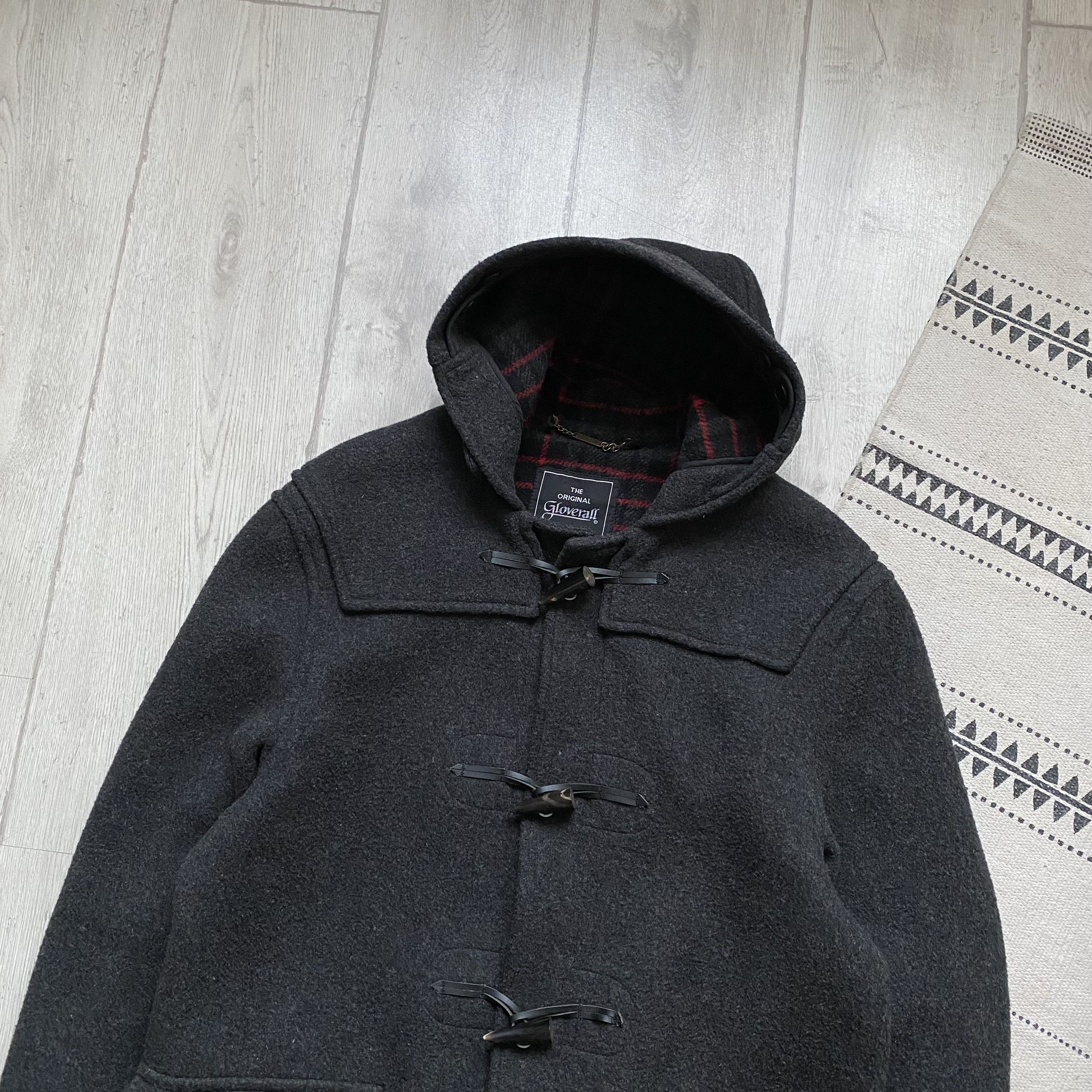 Gloverall Vintage 90s Gloverall duffle coat jacket Overcoat British Size US M / EU 48-50 / 2 - 2 Thumbnail