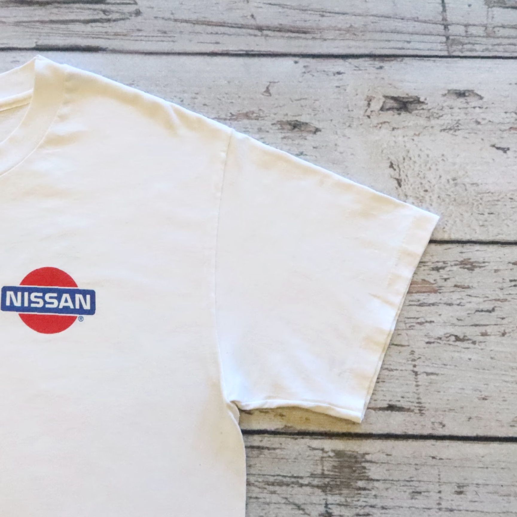 Hanes VINTAGE Nissan Subaru Cypress Coast Dealership Tshirt Shirt L White Mens 90s Concert? Size US L / EU 52-54 / 3 - 6 Thumbnail
