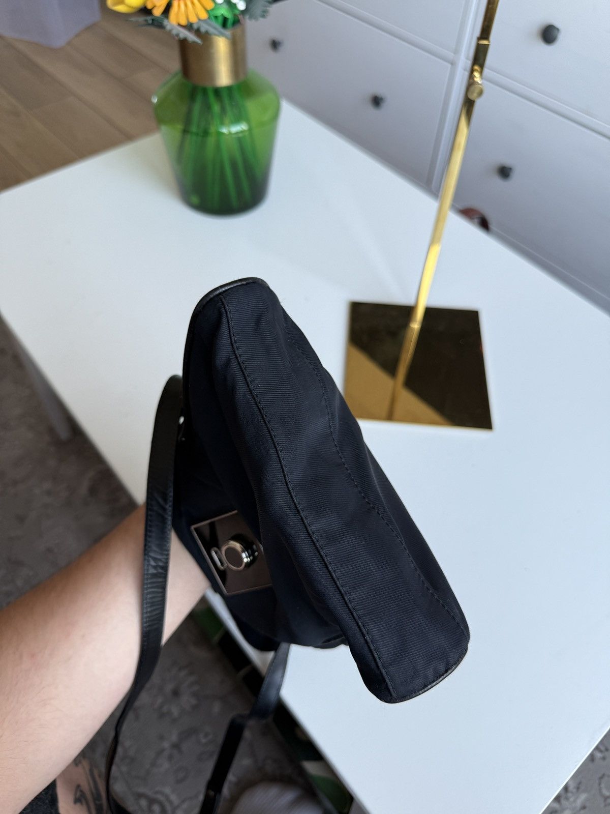 Designer × Jil Sander Jil Sander black crossbody bag designer luxury streetwear y2k Size ONE SIZE - 4 Thumbnail