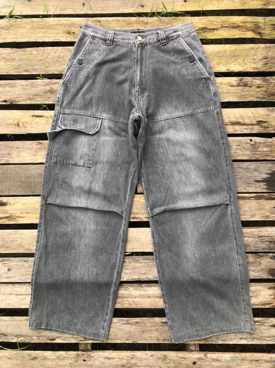 Japanese Brand × Vintage Vintage Amore Puro Baggy Denim Pants Size US 28 / EU 44 - 2 Thumbnail