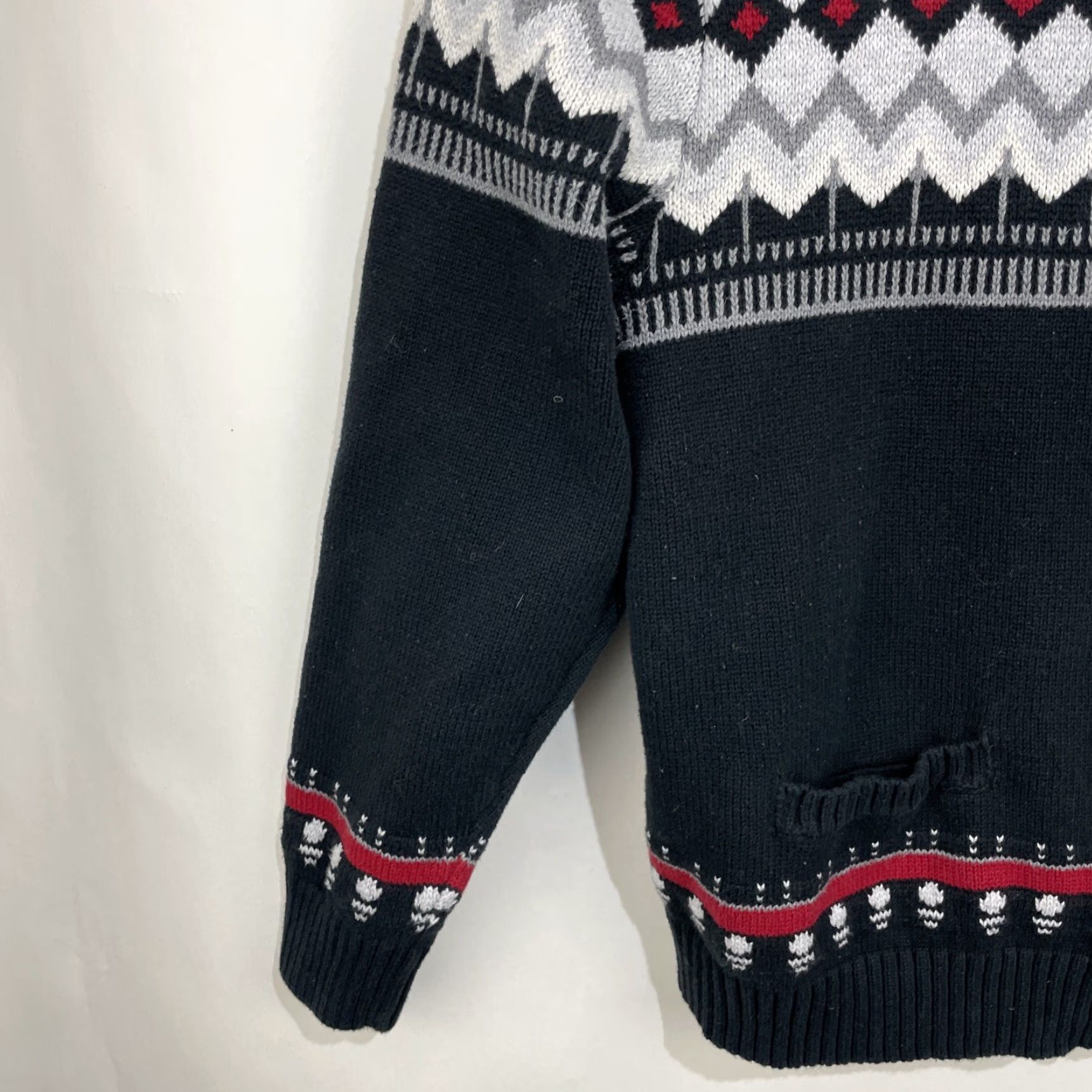 Chaps Chaps Long Sleeve Sweater Full Zip Patch Pocket Knit Cotton Jacket XXL 2XL Size US XXL / EU 58 / 5 - 6 Thumbnail