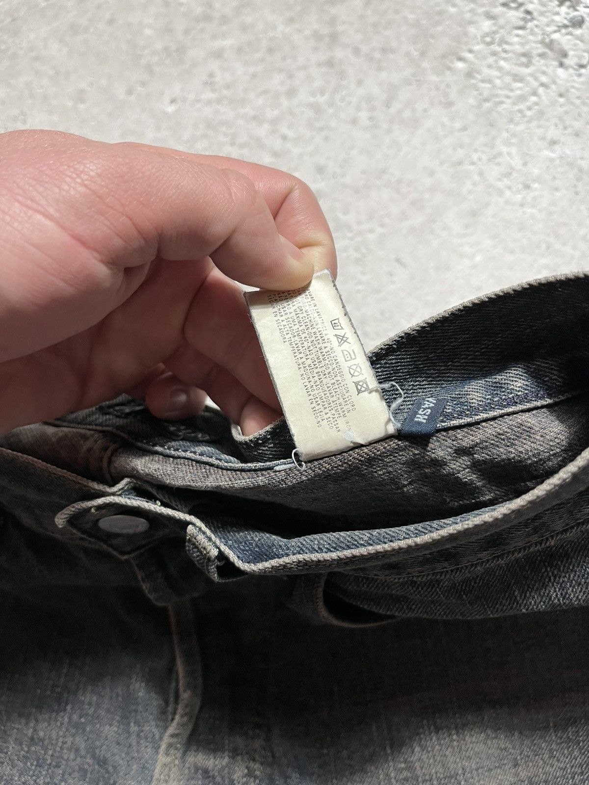 Armani × Vintage Custom Vintage Armani Jeans AJ Logo Denim Jeans Size US 30 / EU 46 - 18 Thumbnail