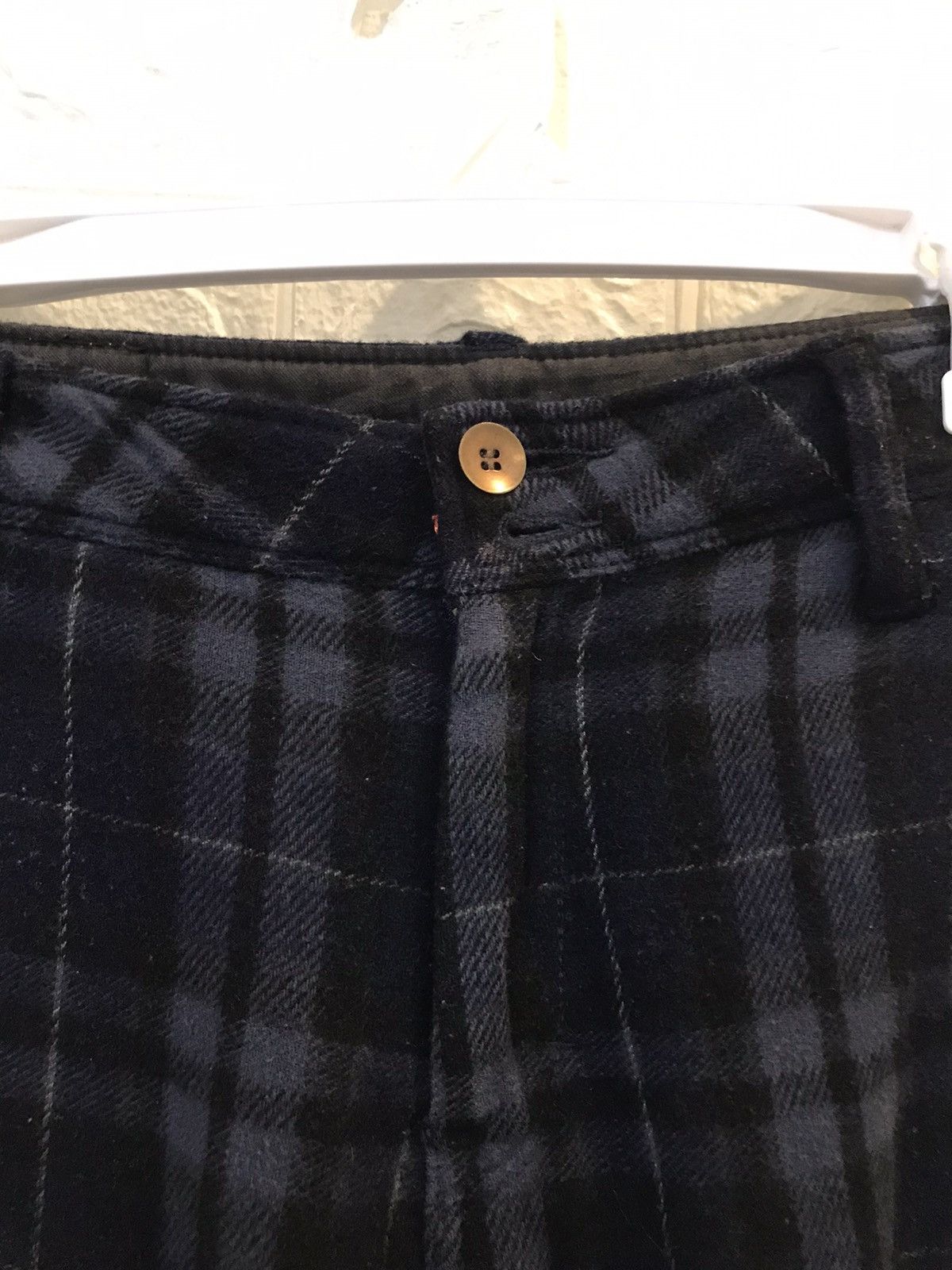 Japanese Brand Checked Pants wool Japanese cepo work & workers tartan Size US 32 / EU 48 - 7 Thumbnail