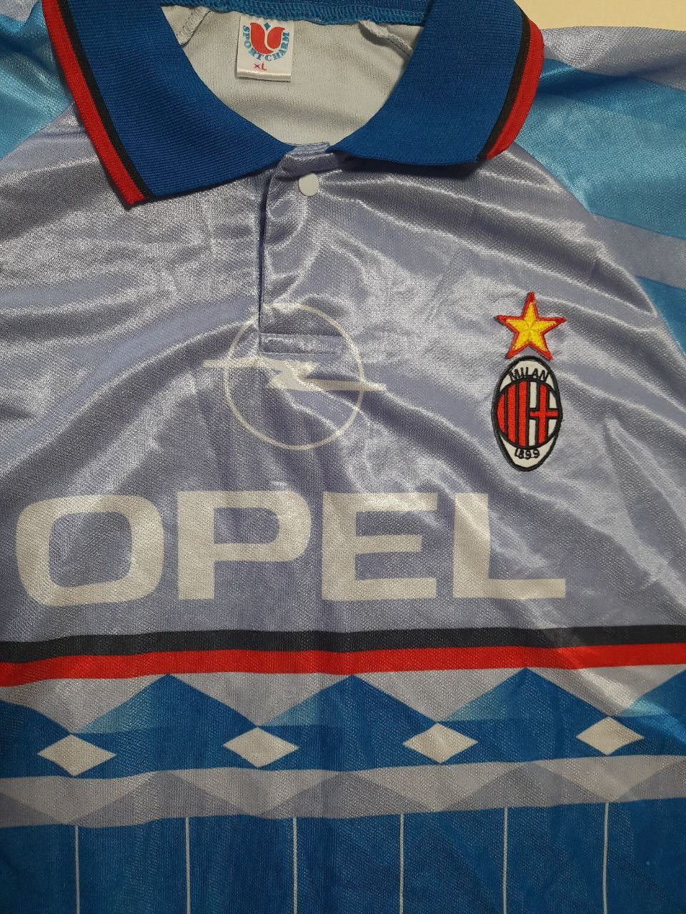 Vintage Milan AC Fan Jersey 1995-1996 Vintage Size US XL / EU 56 / 4 - 6 Thumbnail
