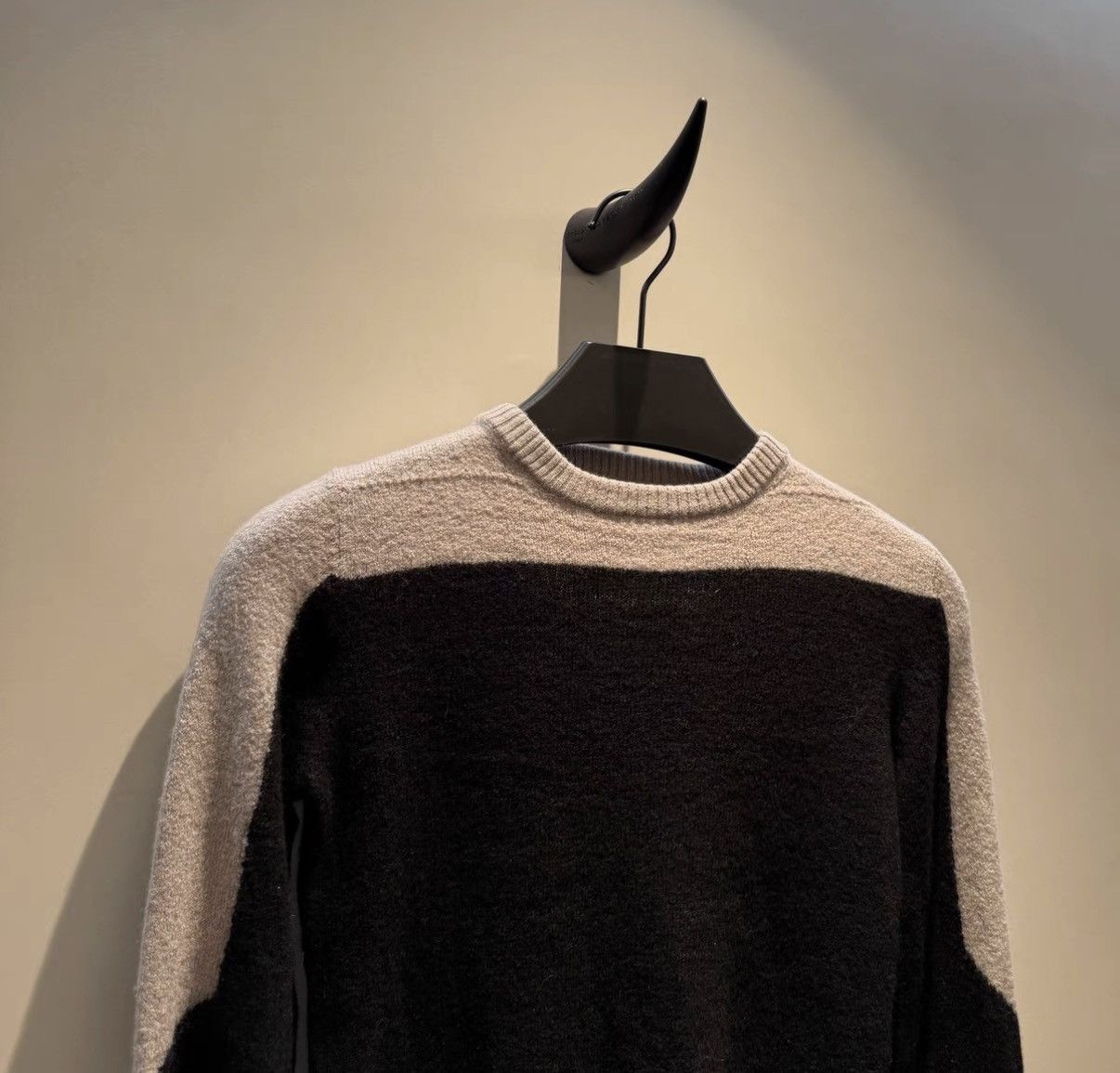 Rick Owens Rick Owens Main Line Wool Color Block Sweater Size US M / EU 48-50 / 2 - 2 Thumbnail