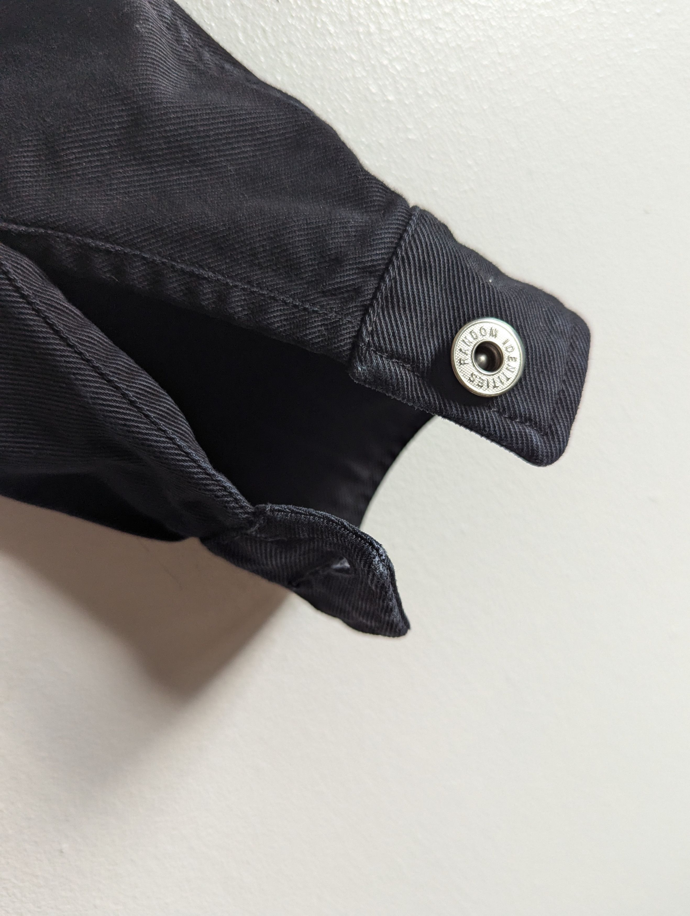 Random Identities Random Identities Black Denim Jacket Size US XS / EU 42 / 0 - 6 Thumbnail