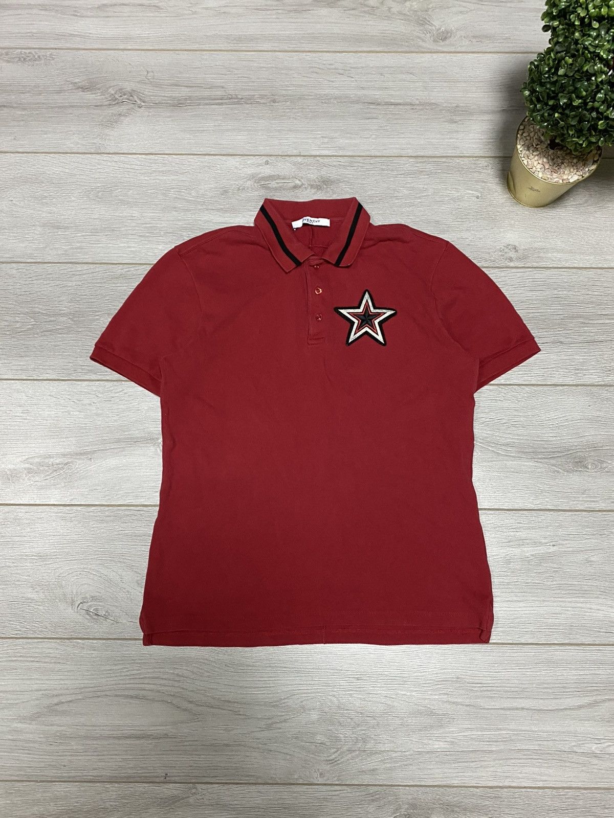 GIVENCHY styleスターポロシャツ GIVENCHY - 正規 Givenchy ジバンシィ スター 星 ポロシャツの通販 by