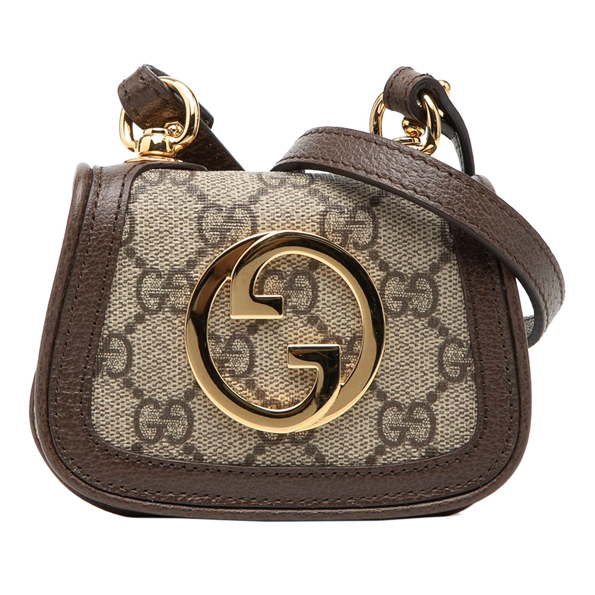 Gucci GG Supreme Blondie Card Case on Strap Size ONE SIZE - 1 Thumbnail