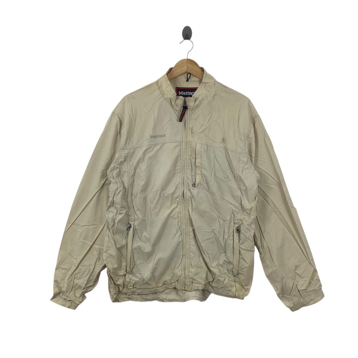 Marmot Vintage MARMOT x DESCENTE JAPAN Zipper Jacket Outdoor Size US L / EU 52-54 / 3 - 1 Thumbnail