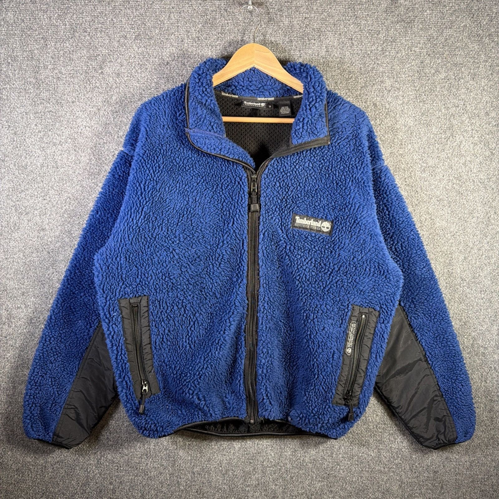 Timberland Vintage Timberland Jacket Mens Large Blue 90s Retro Cardigan Size US L / EU 52-54 / 3 - 1 Thumbnail