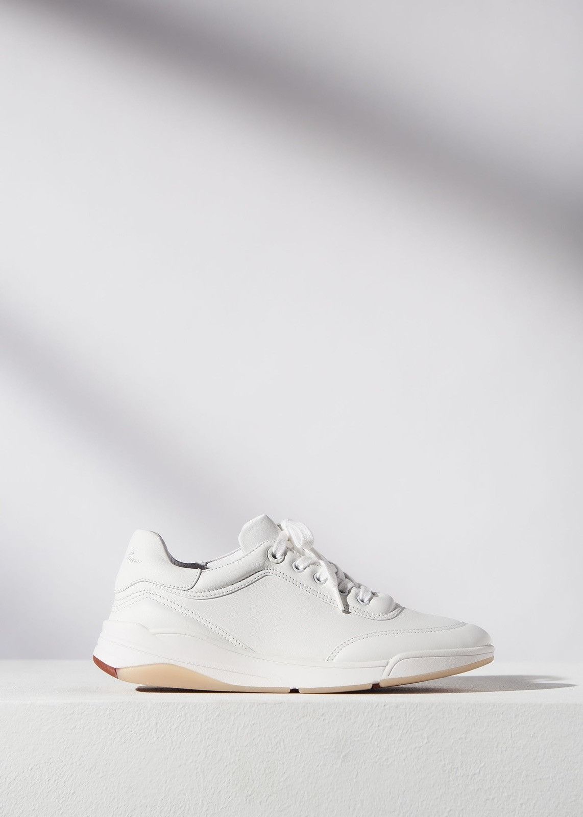 image of Loro Piana O1Loc1C0224 Low-Top Sneakers In White, Women's (Size 12)