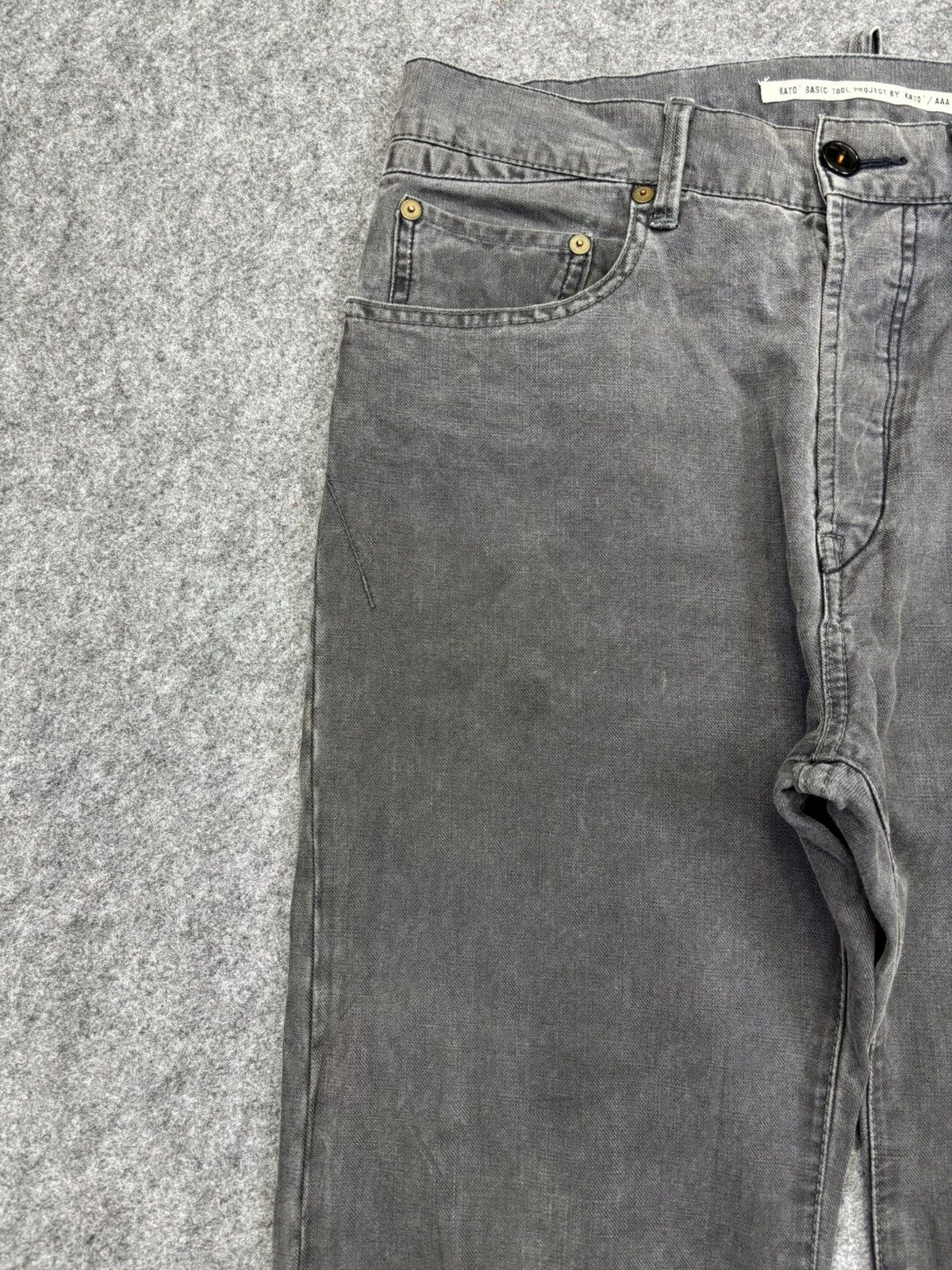 KATO 💥Minimalist💥Kato Japan Regular Mild Denim F830 Size US 32 / EU 48 - 5 Thumbnail