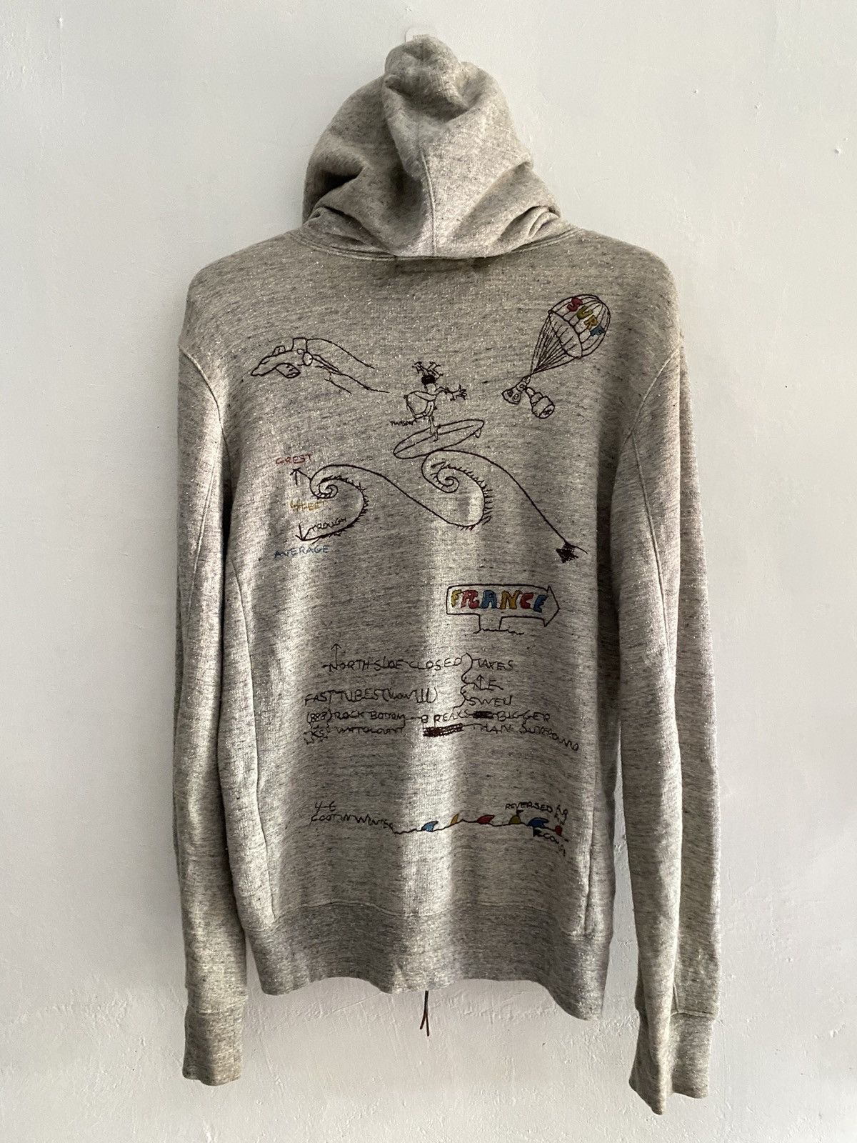 If Six Was Nine × Japanese Brand × Le Grande Bleu (L.G.B.) 2000s remi relief embroidery hoodie Size US L / EU 52-54 / 3 - 2 Thumbnail