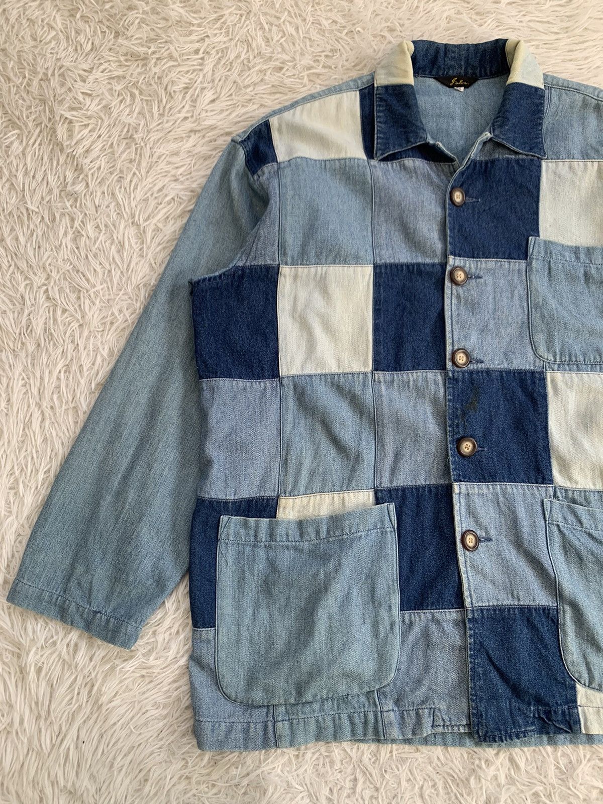 Japanese Brand Nice Patches Style Buttons Jacket Of Jalon Size US M / EU 48-50 / 2 - 3 Thumbnail