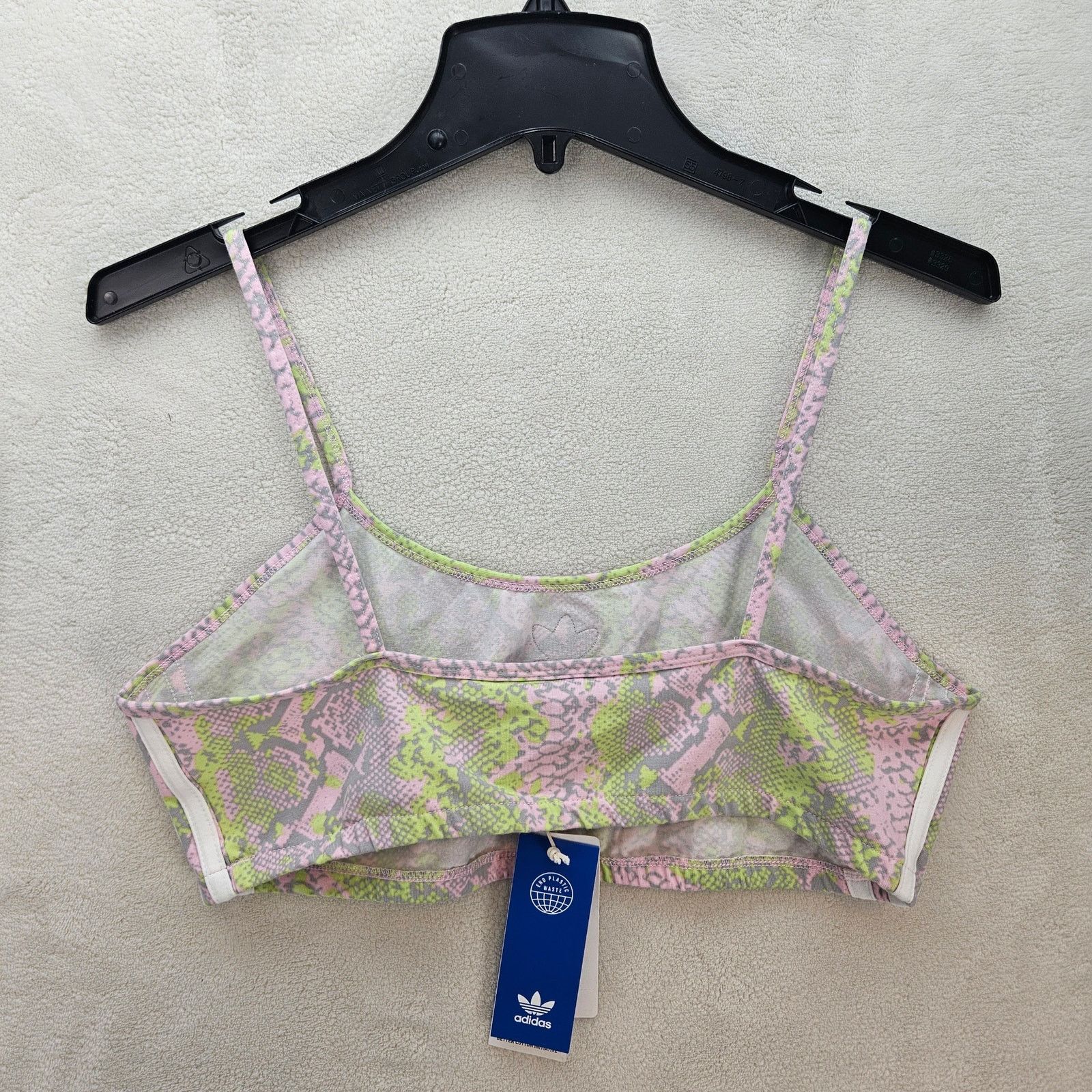 Adidas ADIDAS ORIGINALS WOMEN'S LARGE SNAKE PRINT BRA NWT HT5961 Size L / US 10 / IT 46 - 6 Thumbnail