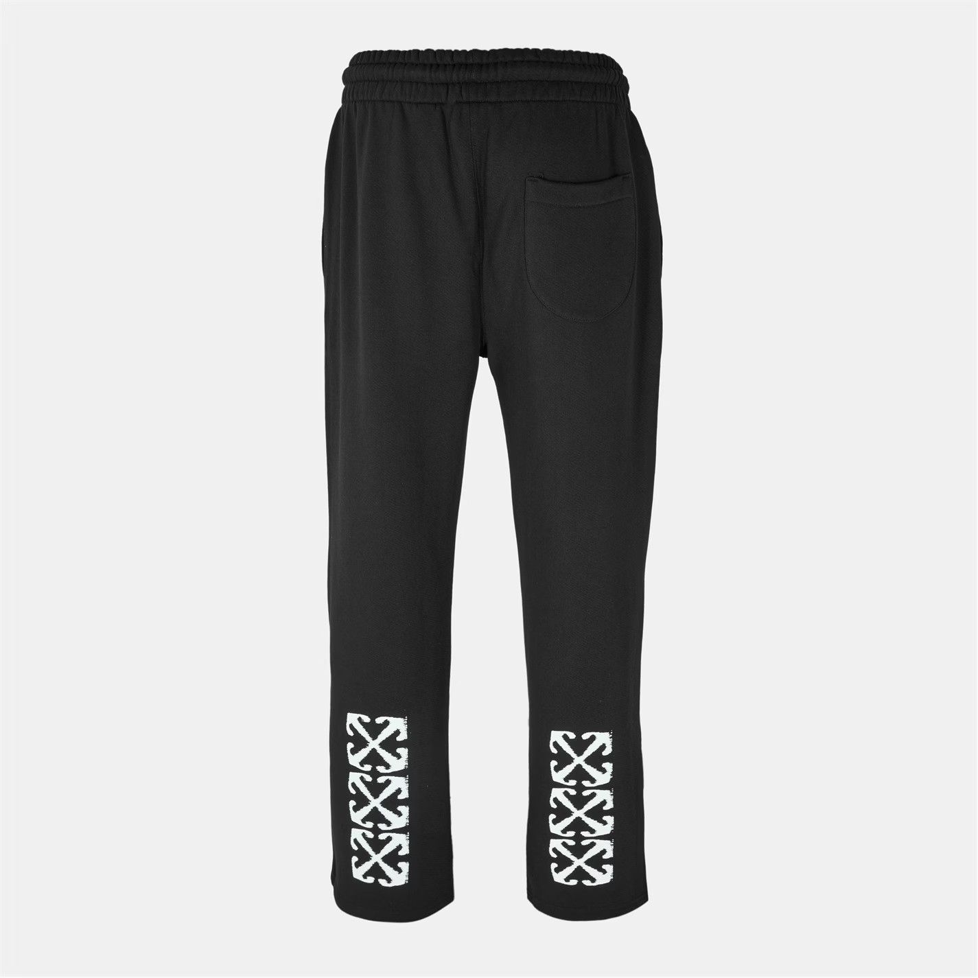 Off-White o1g2r1mq0226 Arrow Fleece Closed Sweatpants & Joggers Black Size US 32 / EU 48 - 2 Thumbnail