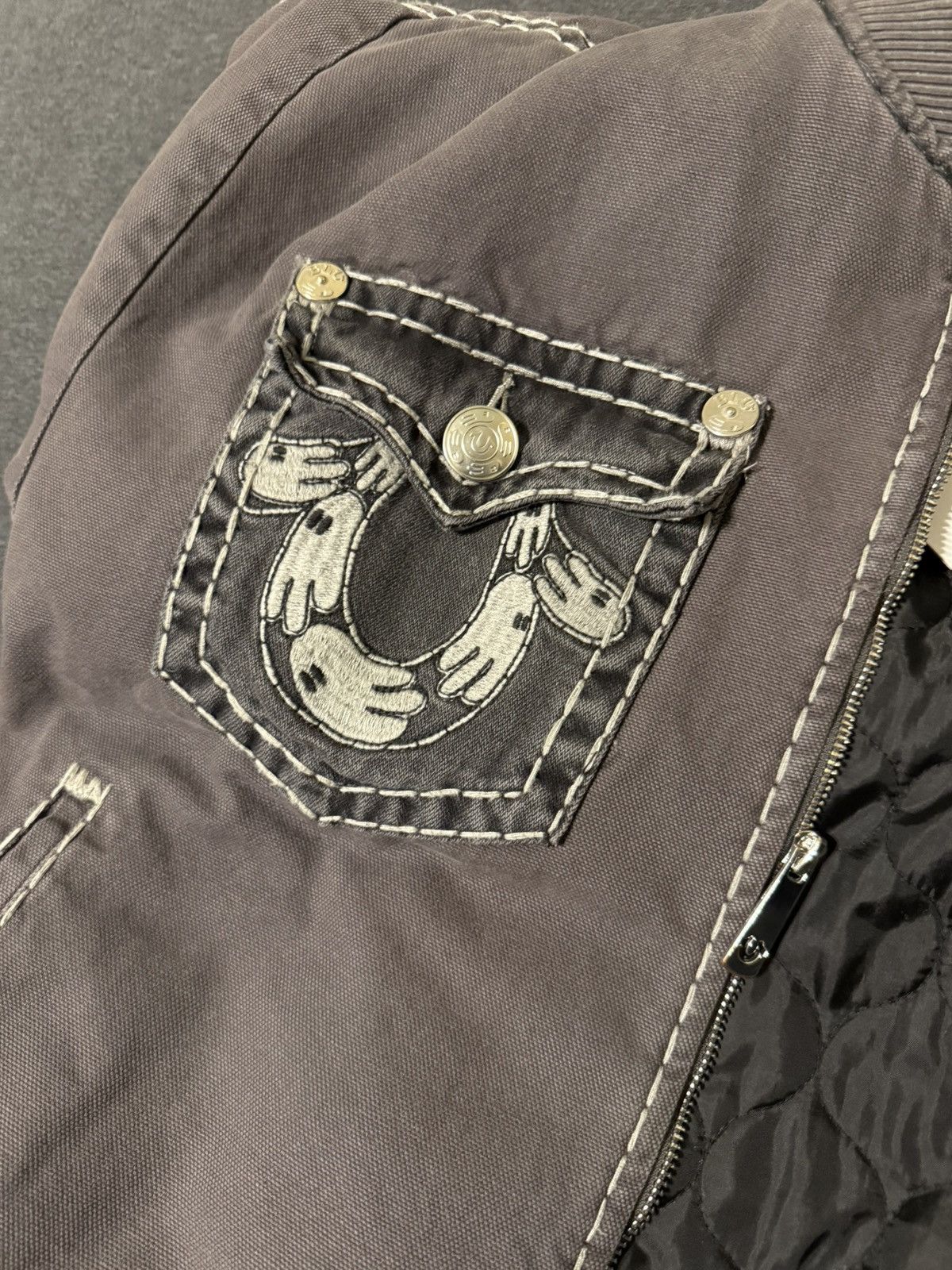 True Religion Blu Boy x True Religion Bomber Jacket Size US M / EU 48-50 / 2 - 8 Thumbnail