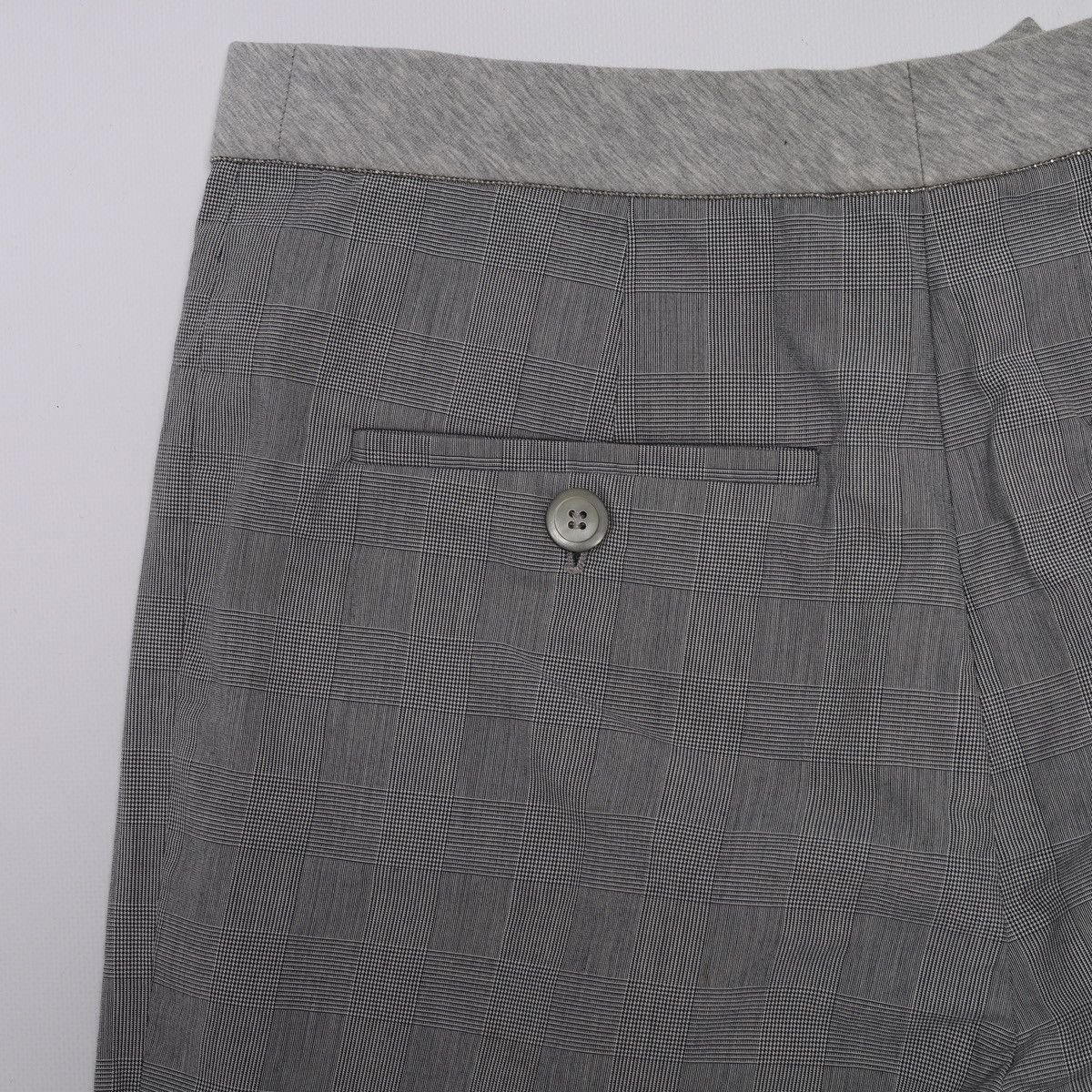 Brunello Cucinelli Brunello Cucinelli Cotton Shorts Grey Plaid Check Size 26" / US 2 / IT 38 - 10 Thumbnail