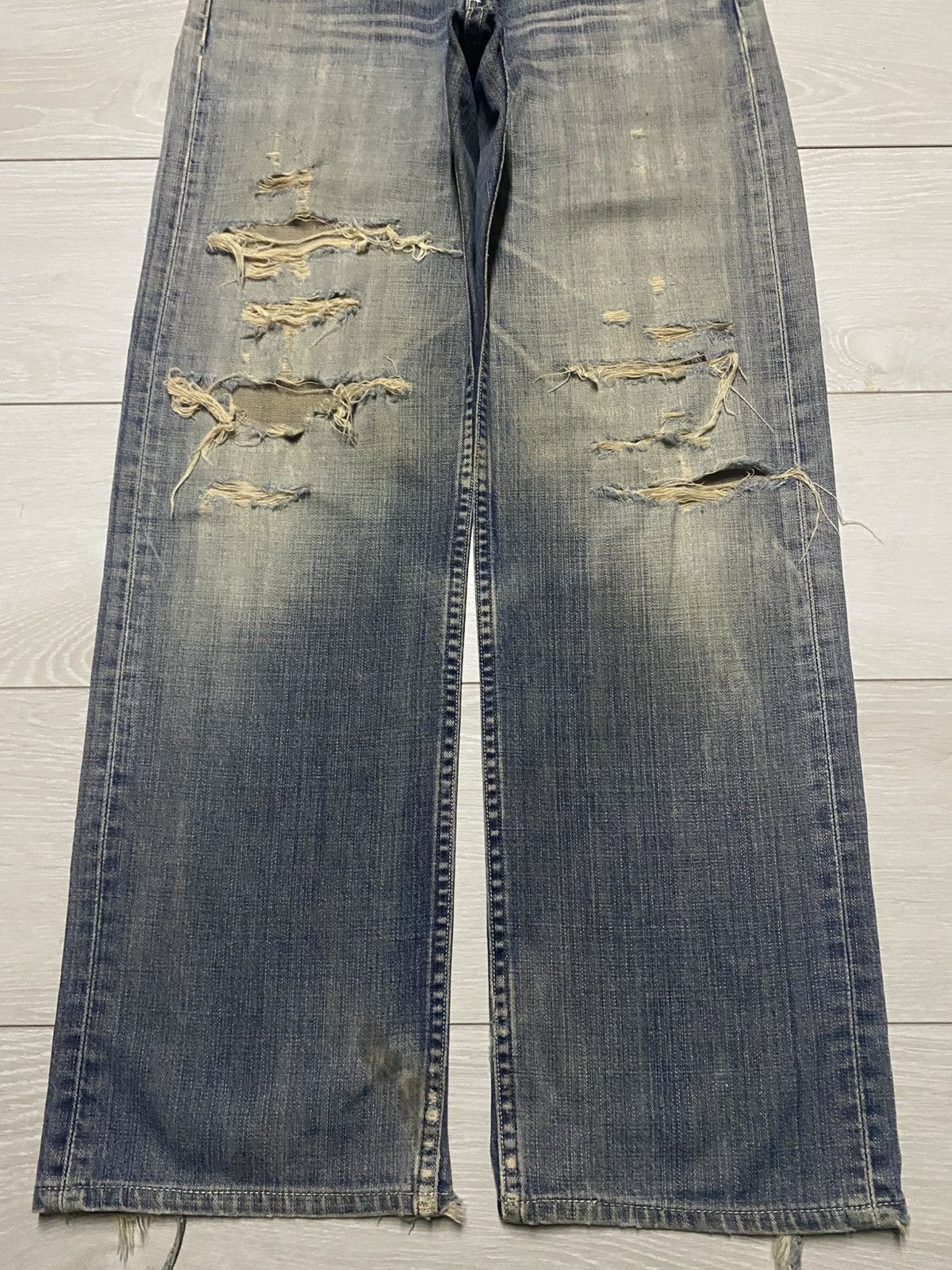 Levi's Vintage Levis 503 Top Button J41 Mud Wash Streetwear Jeans Size US 28 / EU 44 - 5 Thumbnail
