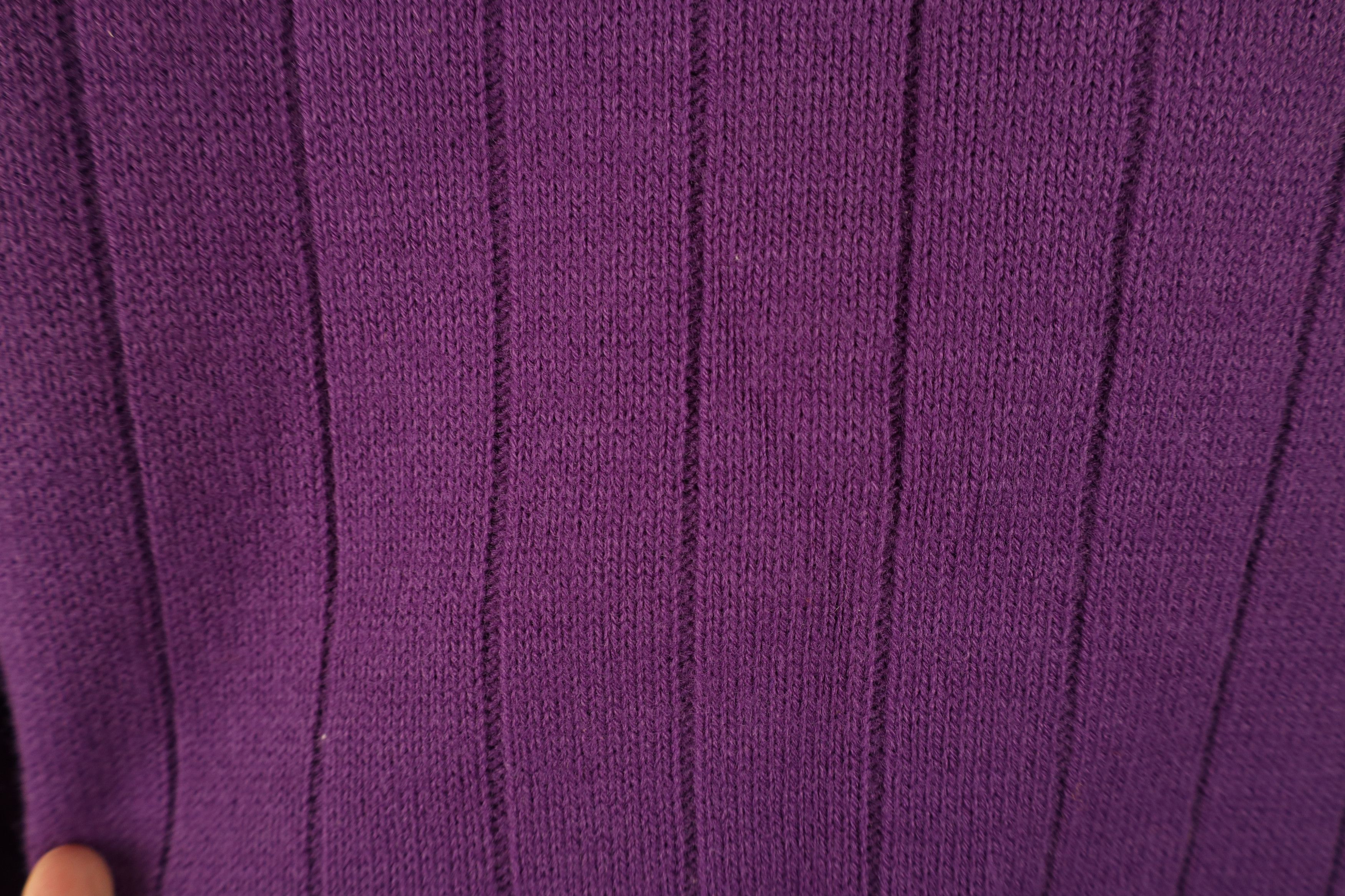 Vintage Vintage 80s 90s Streetwear Ribbed Knit Crewneck Sweater USA Size M / US 6-8 / IT 42-44 - 5 Thumbnail