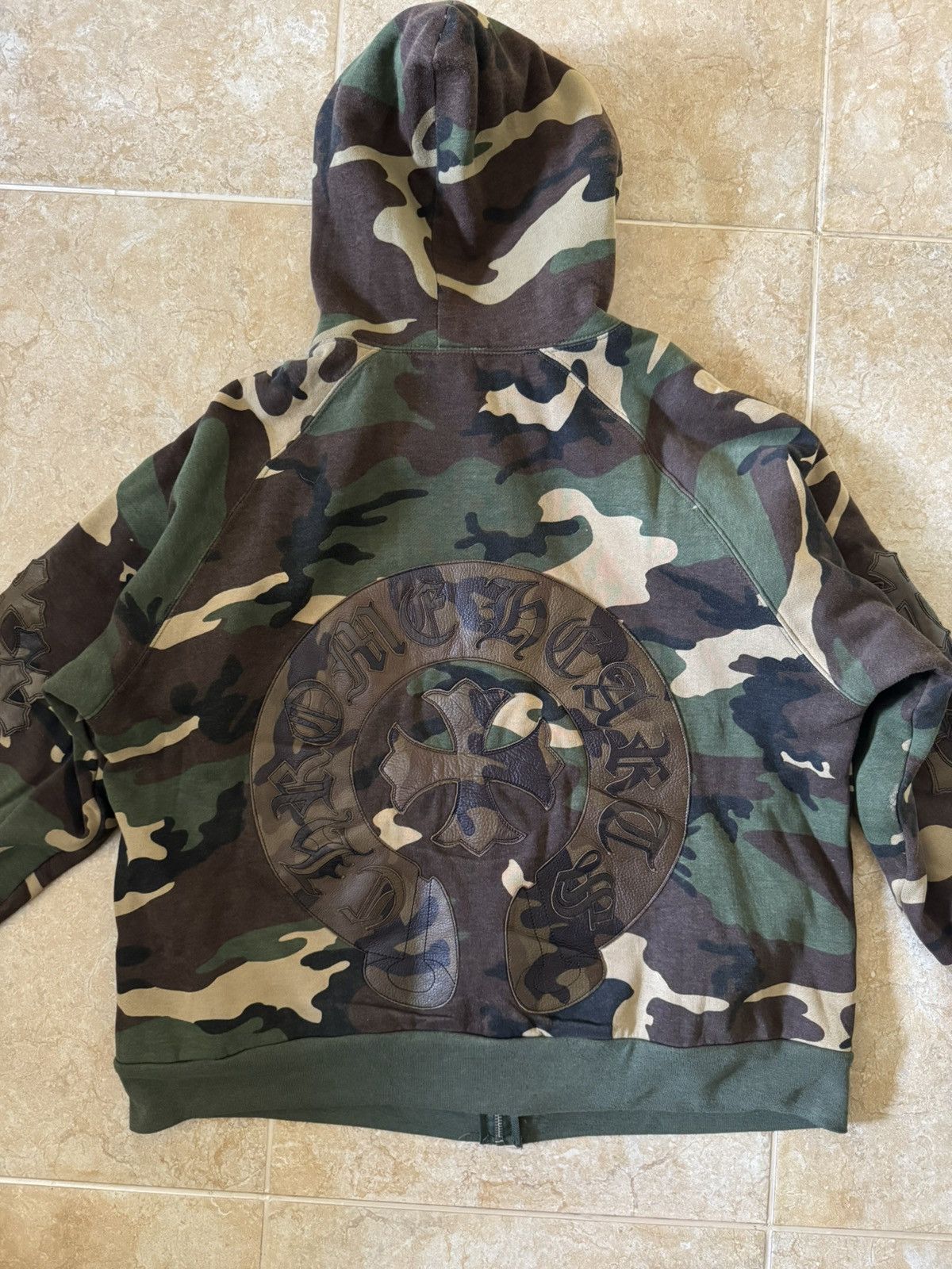 Chrome Hearts Chrome Hearts Camouflage Cross Patch Thermal Hoodie Size US L / EU 52-54 / 3 - 8 Thumbnail