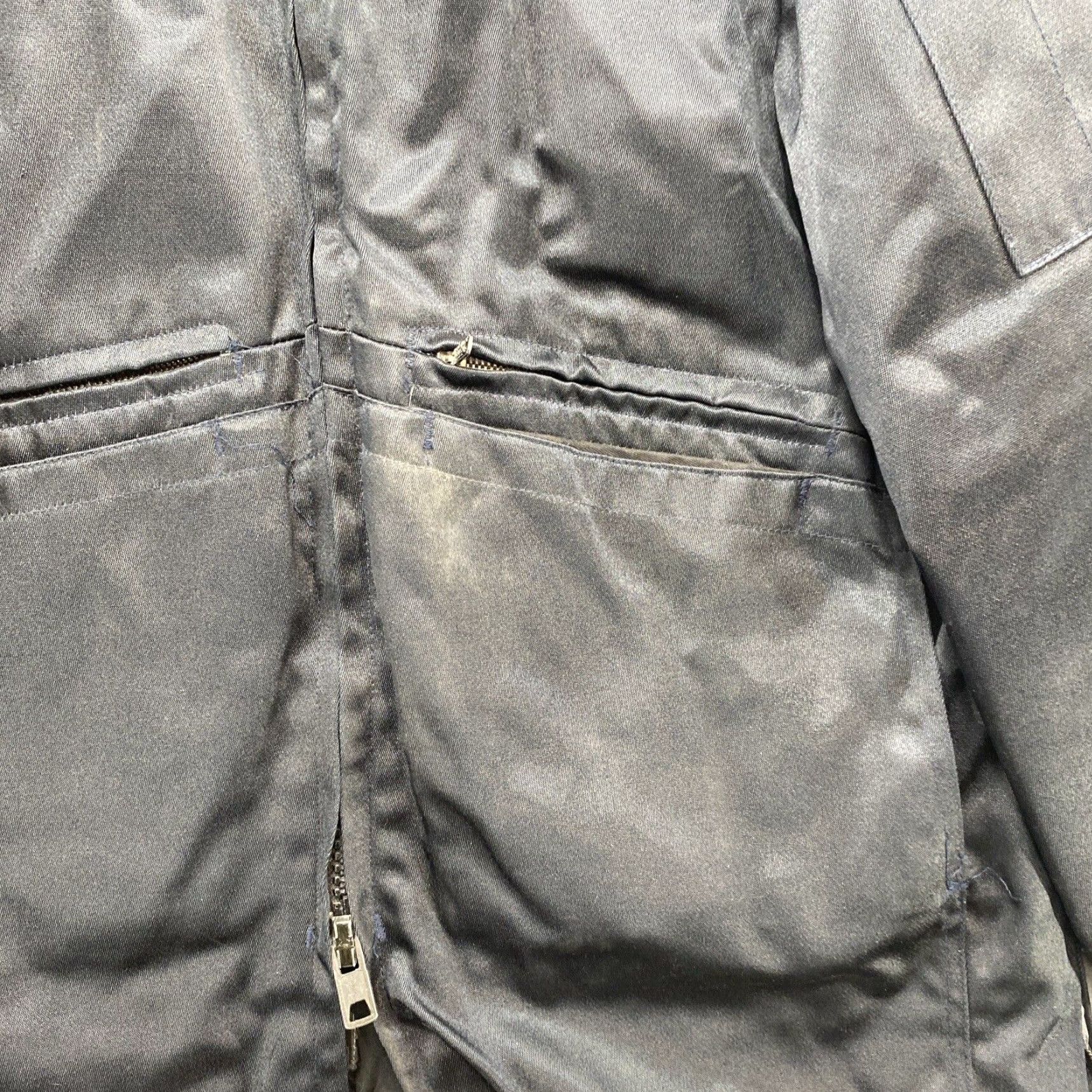 Vintage Public Safety Apparel Thinsulate Bomber Jacket Navy Blue 44R Men Short Jacket Windproof Zipper Pockets Size US S / EU 44-46 / 1 - 2 Thumbnail