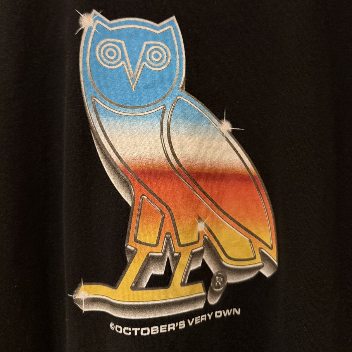 October's Very Own 🗣️OVO Chrome Owl T-shirt Size US XS / EU 42 / 0 - 3 Thumbnail