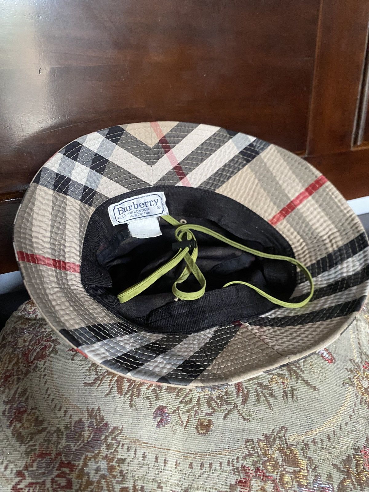 Burberry burberry outdoor nova check cap Size ONE SIZE - 5 Thumbnail