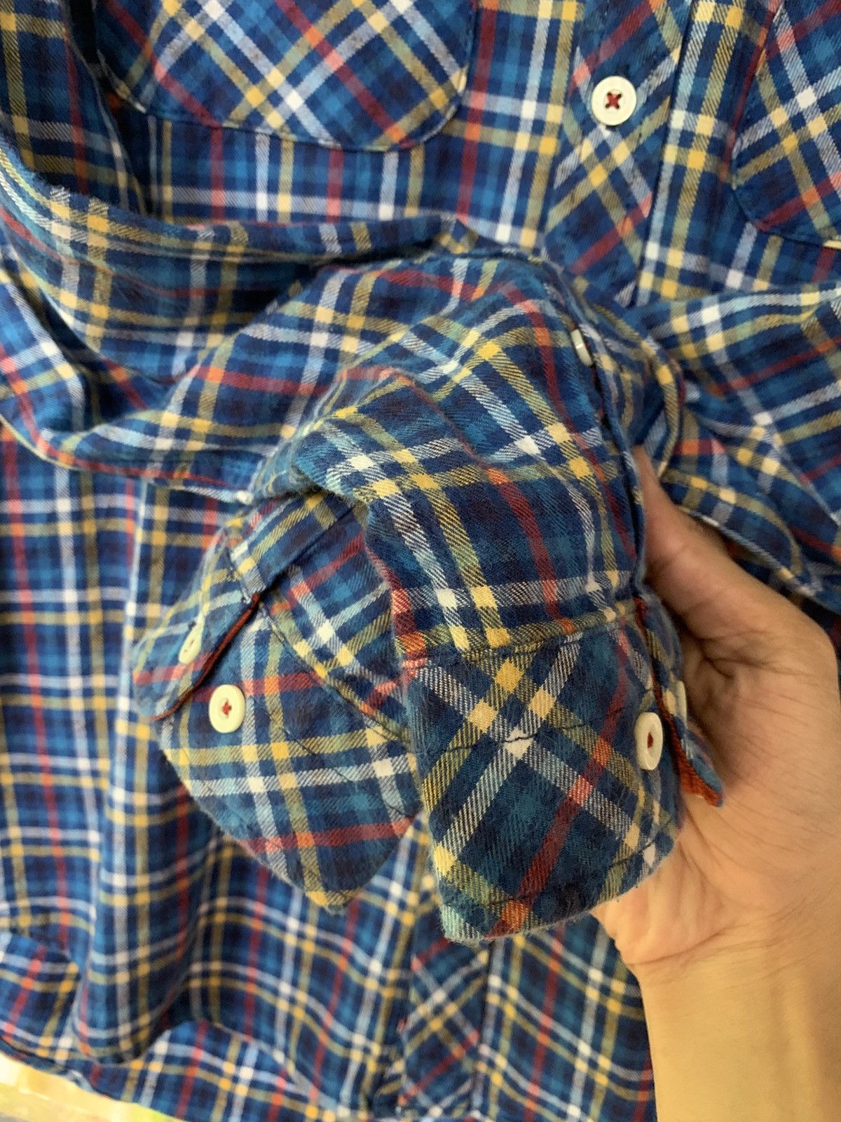 Burberry 🐍 Burberry Black Label Plaid Flannel Shirt Size US M / EU 48-50 / 2 - 5 Thumbnail