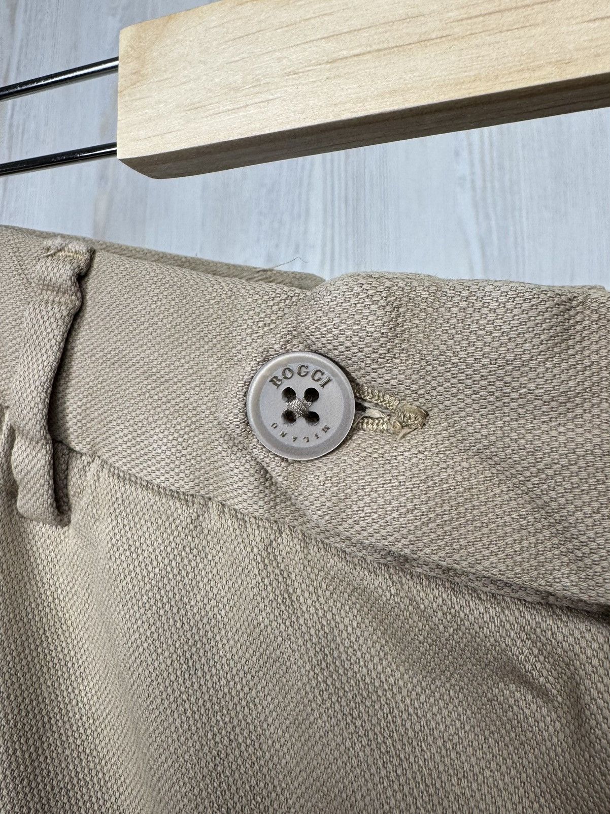 Boggi Boggi Milano beige classic pattern chinos casual pants Size US 34 / EU 50 - 5 Thumbnail