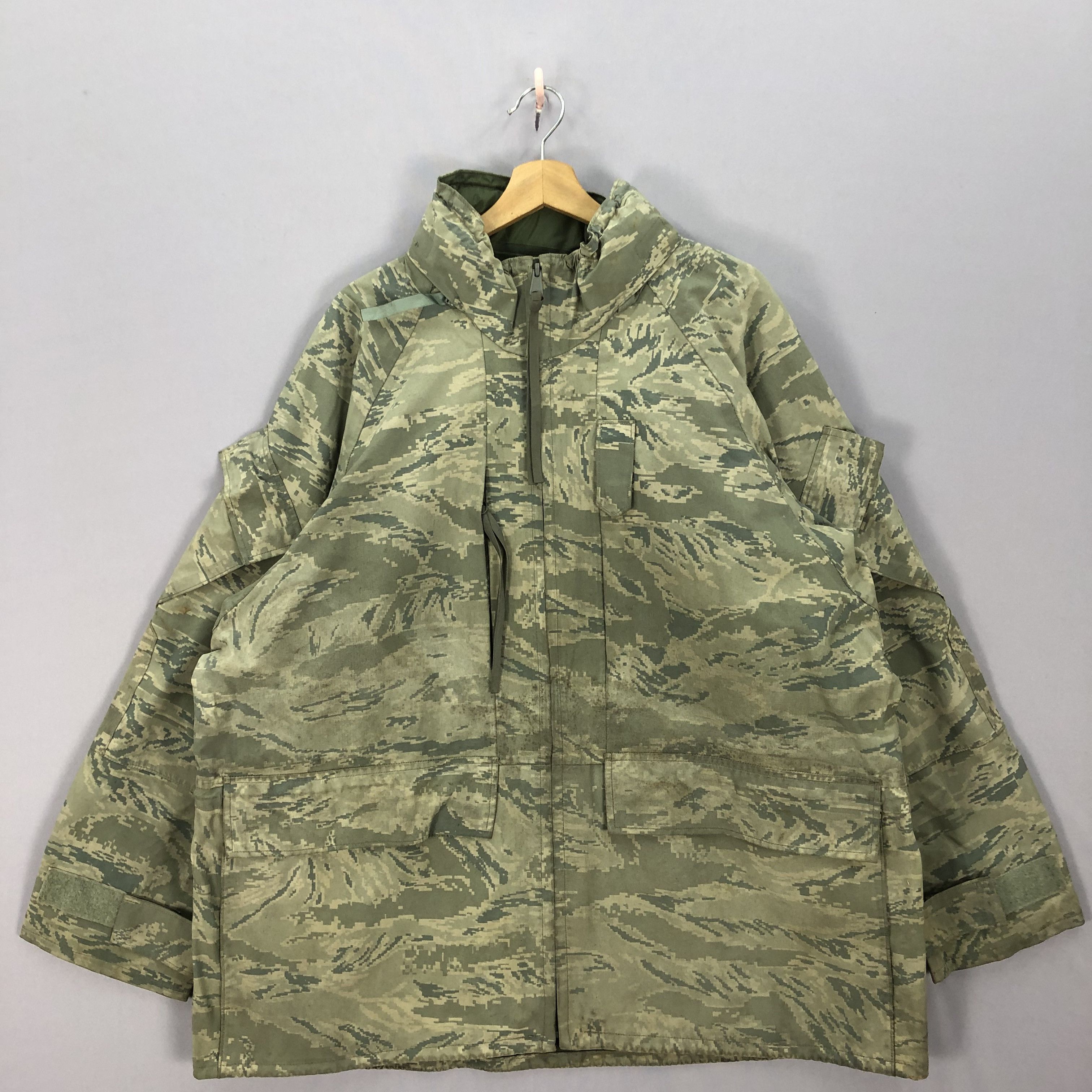 Vintage Vintage 70s Military Camouflage Windbreaker Army Jacket Size US XXL / EU 58 / 5 - 1 Thumbnail