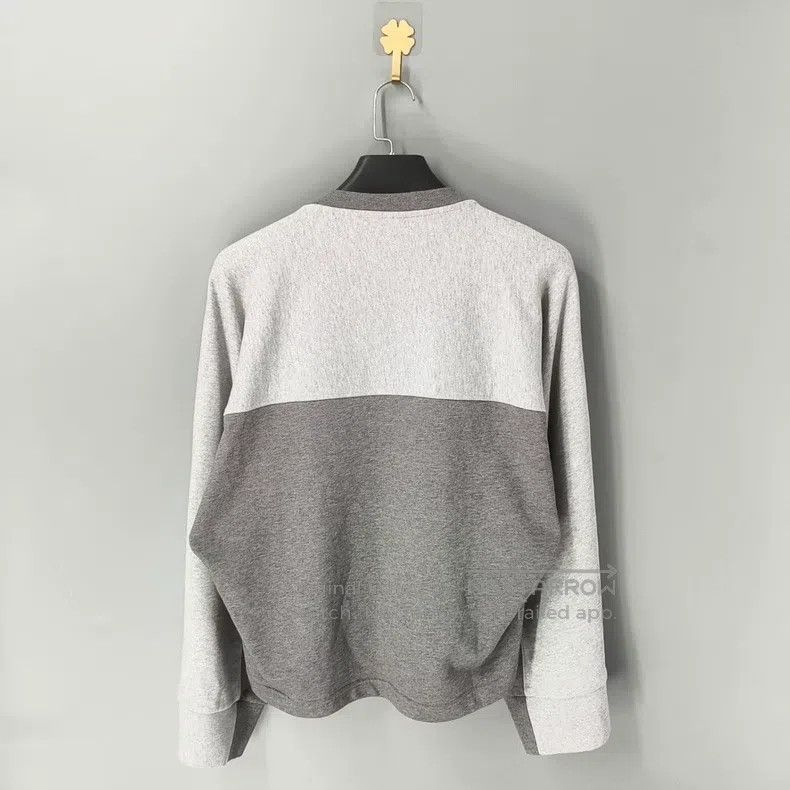 Loewe Loewe Grey Patchwork Logo Sweatshirt Size S / US 4 / IT 40 - 2 Thumbnail