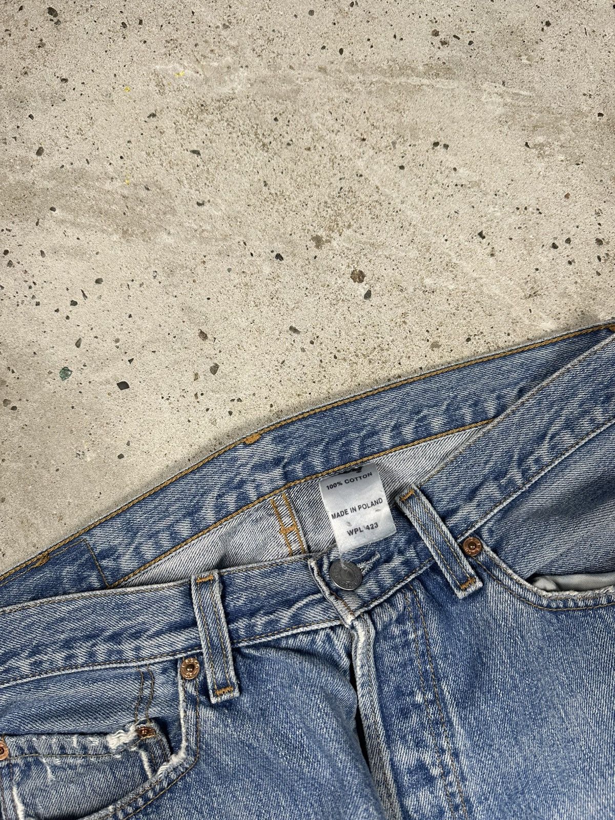 Levi's × Vintage Vintage Y2K Levi’s 501 Blue Denim Pants Jeans Size US 32 / EU 48 - 9 Thumbnail