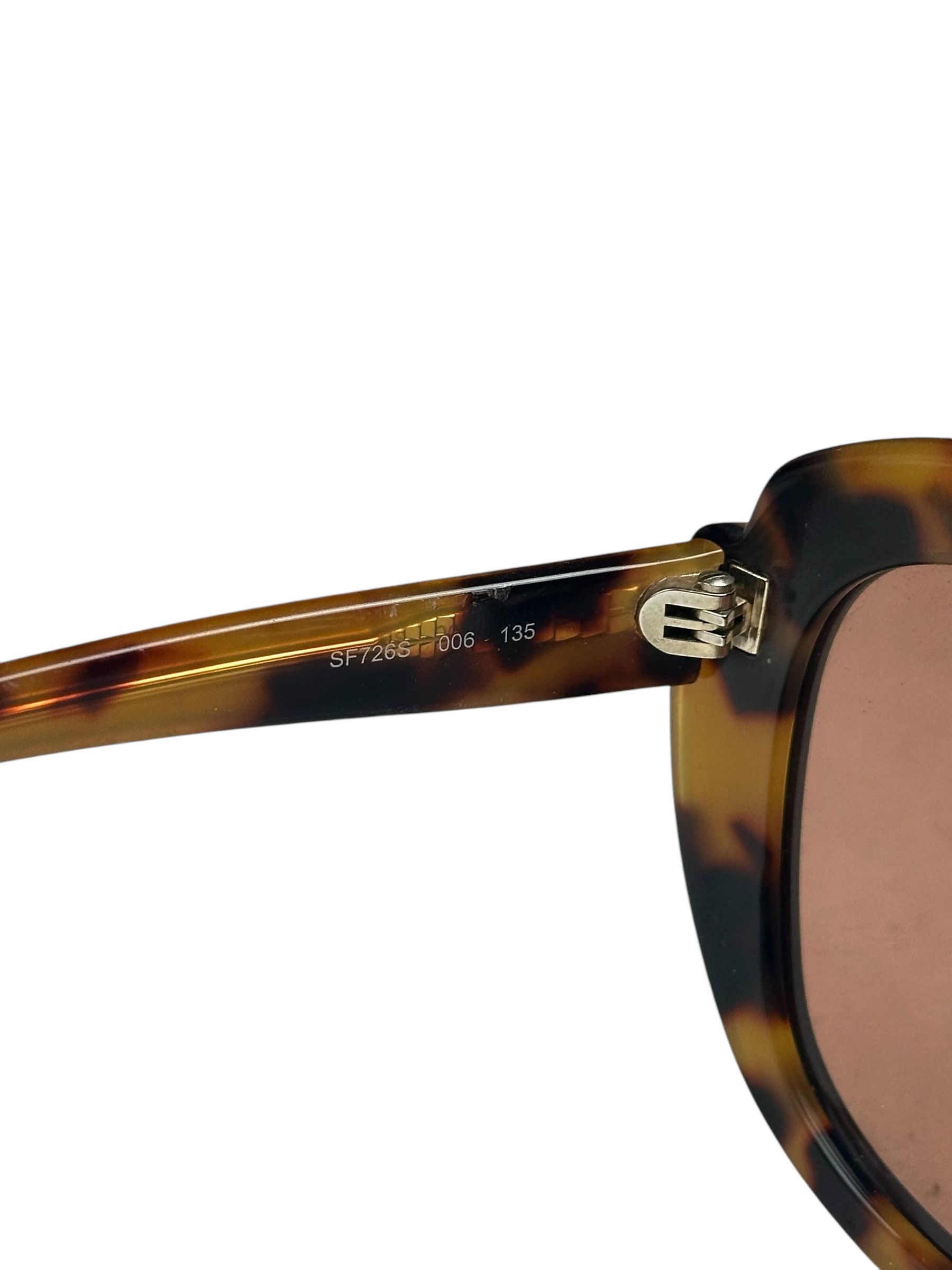 Salvatore Ferragamo Ferragamo Round Square Sunglasses Size ONE SIZE - 3 Thumbnail