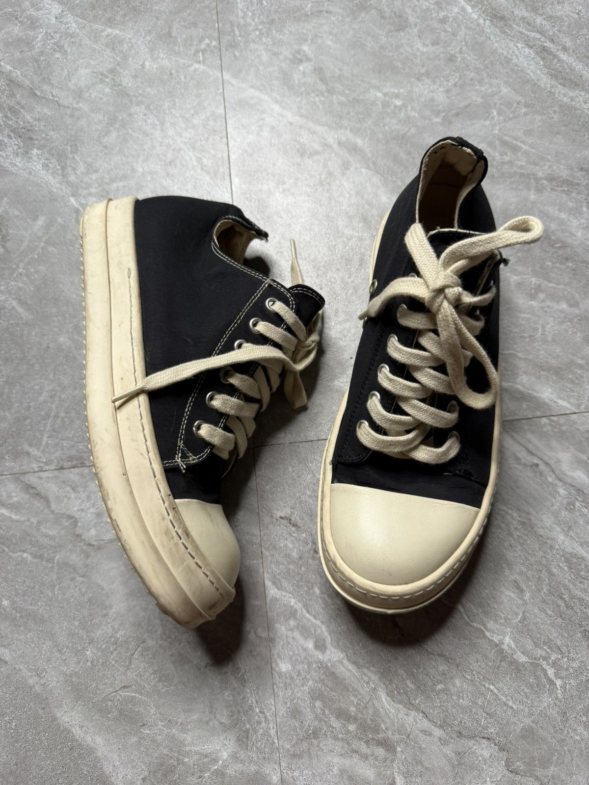 Rick Owens Drkshdw Rick Owens Drkshdw Ramones Low sz 36 Size US 6 / IT 36 - 1 Thumbnail