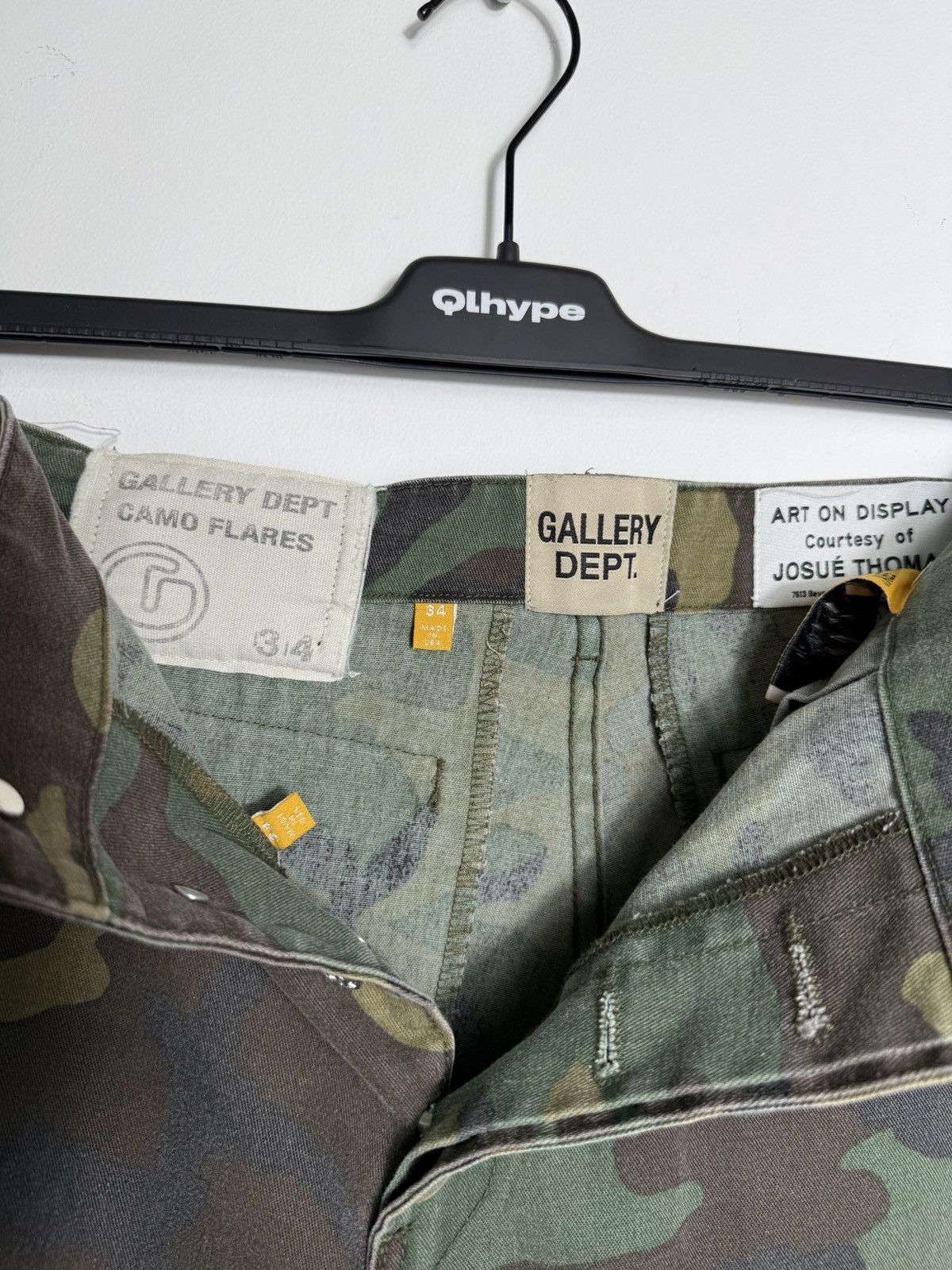 Gallery Dept. Gallery Dept Camo Flares Jeans W34 Paint Distressed Size US 34 / EU 50 - 10 Thumbnail