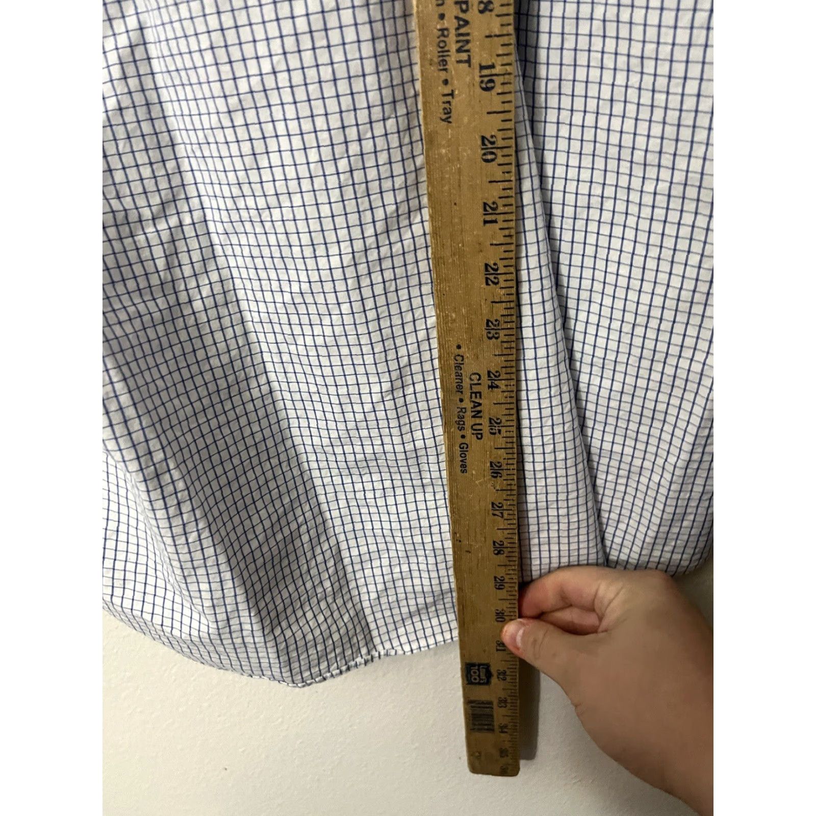 Polo Ralph Lauren VINTAGE Polo Ralph Lauren Mens Dress Shirt Long Sleeve Plaid Button Collar Classic Fit 16 Men Size 42R - 4 Thumbnail