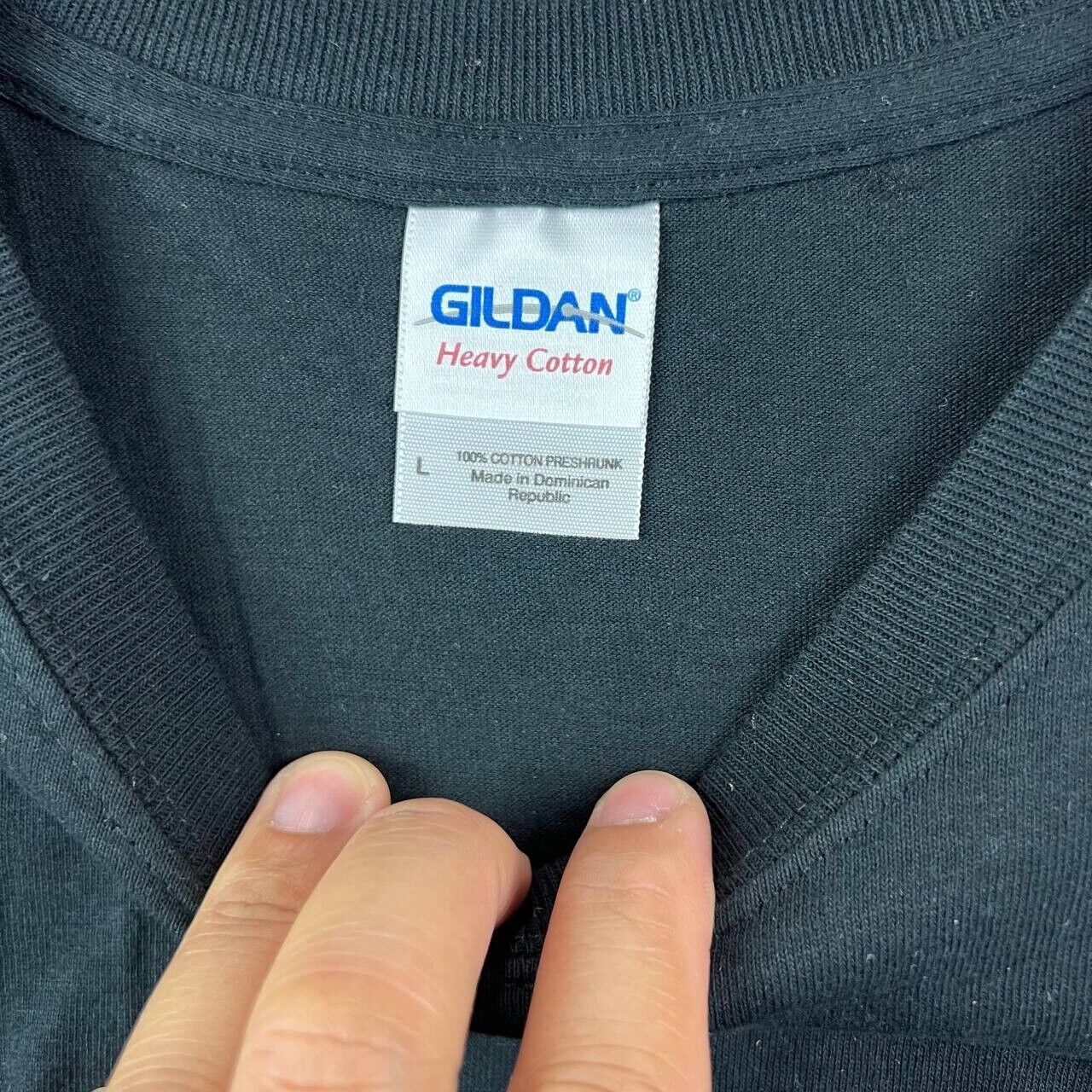 Gildan Vintage Elko Motorcycle Jamboree 2014 L Gildan T-Shirt Size US L / EU 52-54 / 3 - 3 Thumbnail