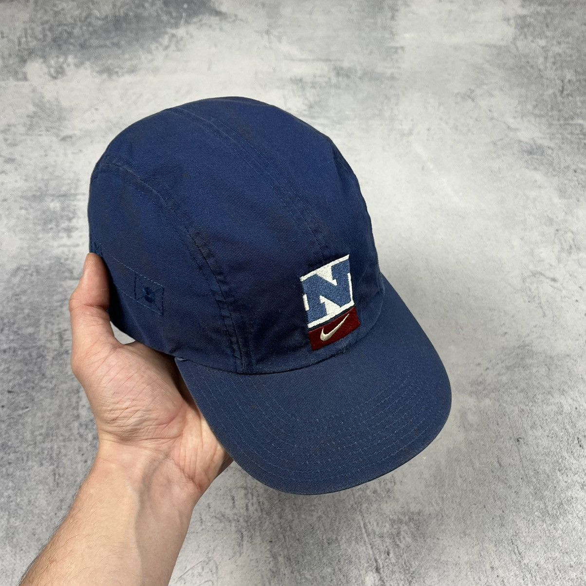 Nike Vintage Nike y2k swoosh rare 4 panel cap 90’s Size ONE SIZE - 2 Thumbnail