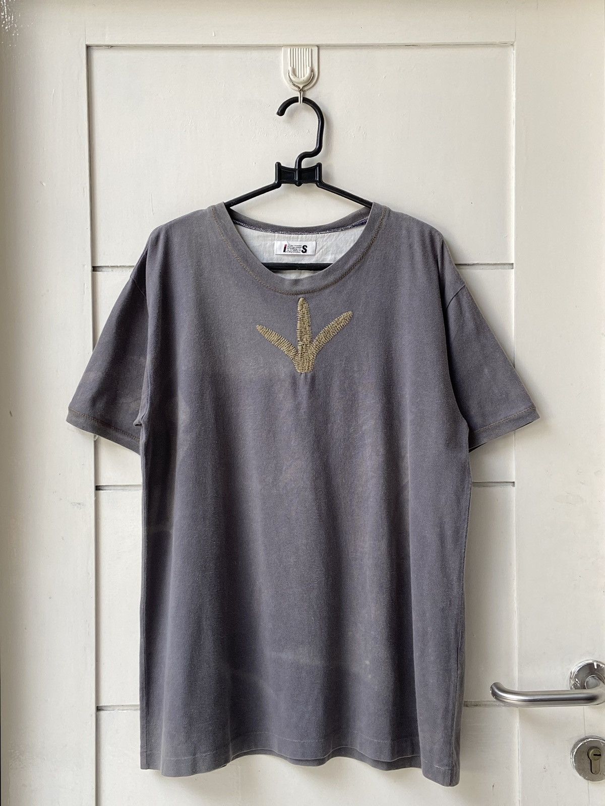 Issey Miyake IS ISSEY MIYAKE Grey T-shirt Size US S / EU 44-46 / 1 - 9 Thumbnail