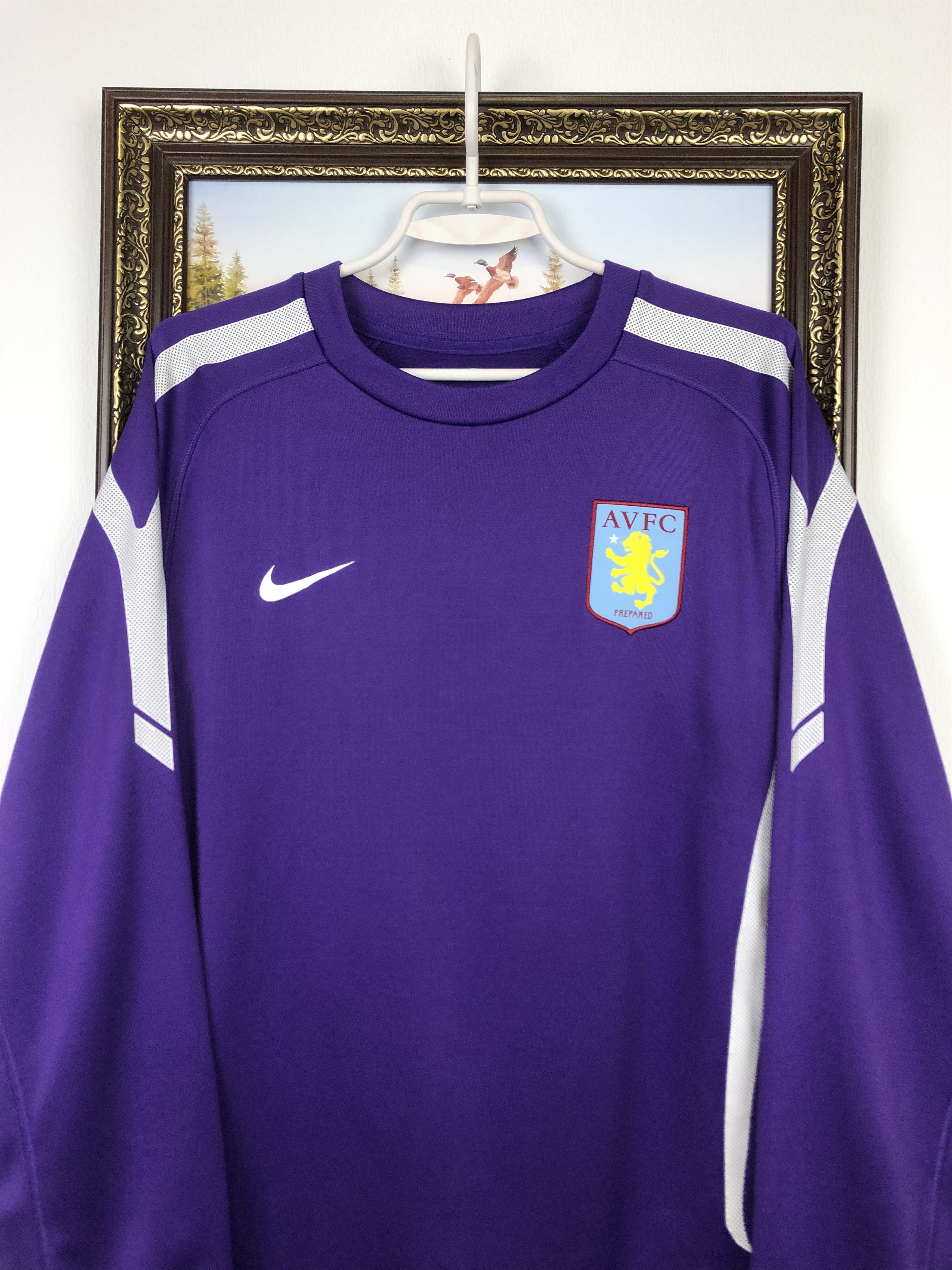 Nike Vintage Aston Villa Football Sweatshirt Train Jacket Track Size US L / EU 52-54 / 3 - 2 Thumbnail