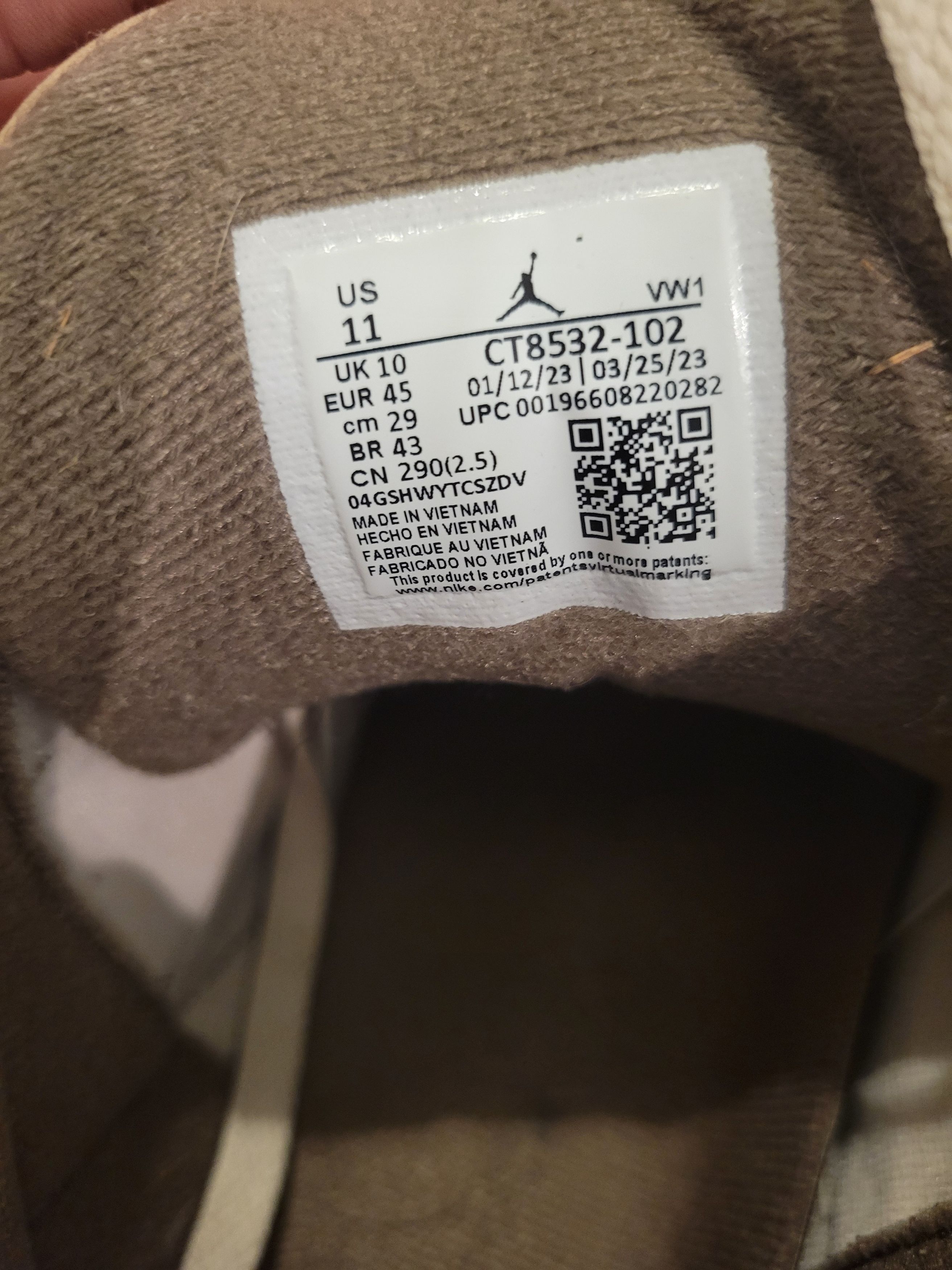 Jordan Brand Jordan 3 Palomino Size US 11 / EU 44 - 12 Thumbnail