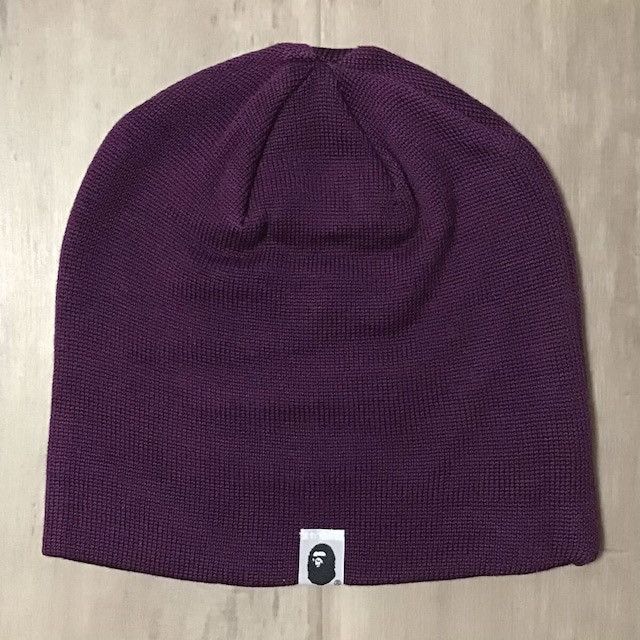 Bape × Nigo × Swarovski Purple Swarovski BAPE STA logo beanie knit cap NIGO APE Size ONE SIZE - 3 Thumbnail