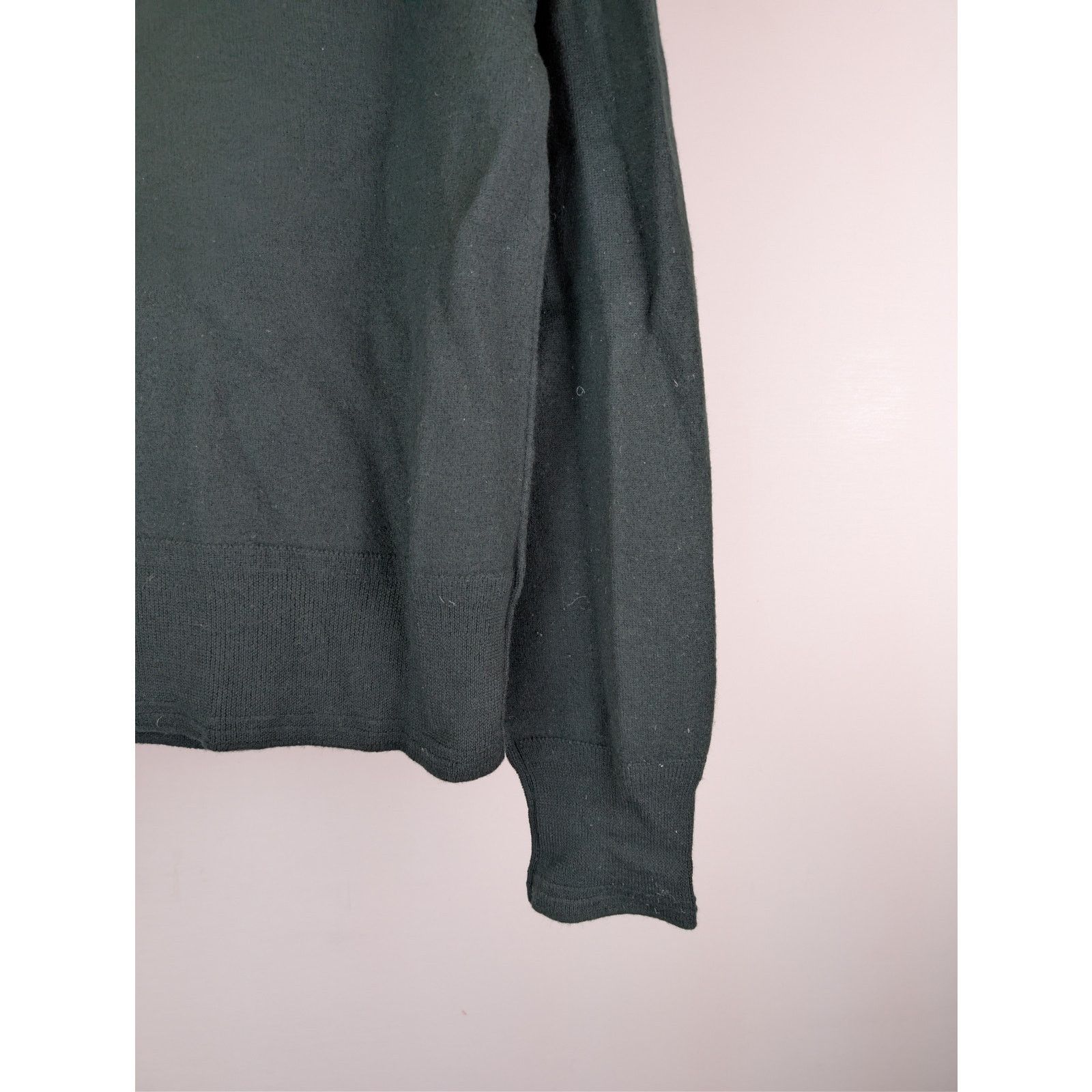 Burberry o1rshd1 CC20 Wool half-zip sweater Hoodie in a green Size US M / EU 48-50 / 2 - 13 Thumbnail