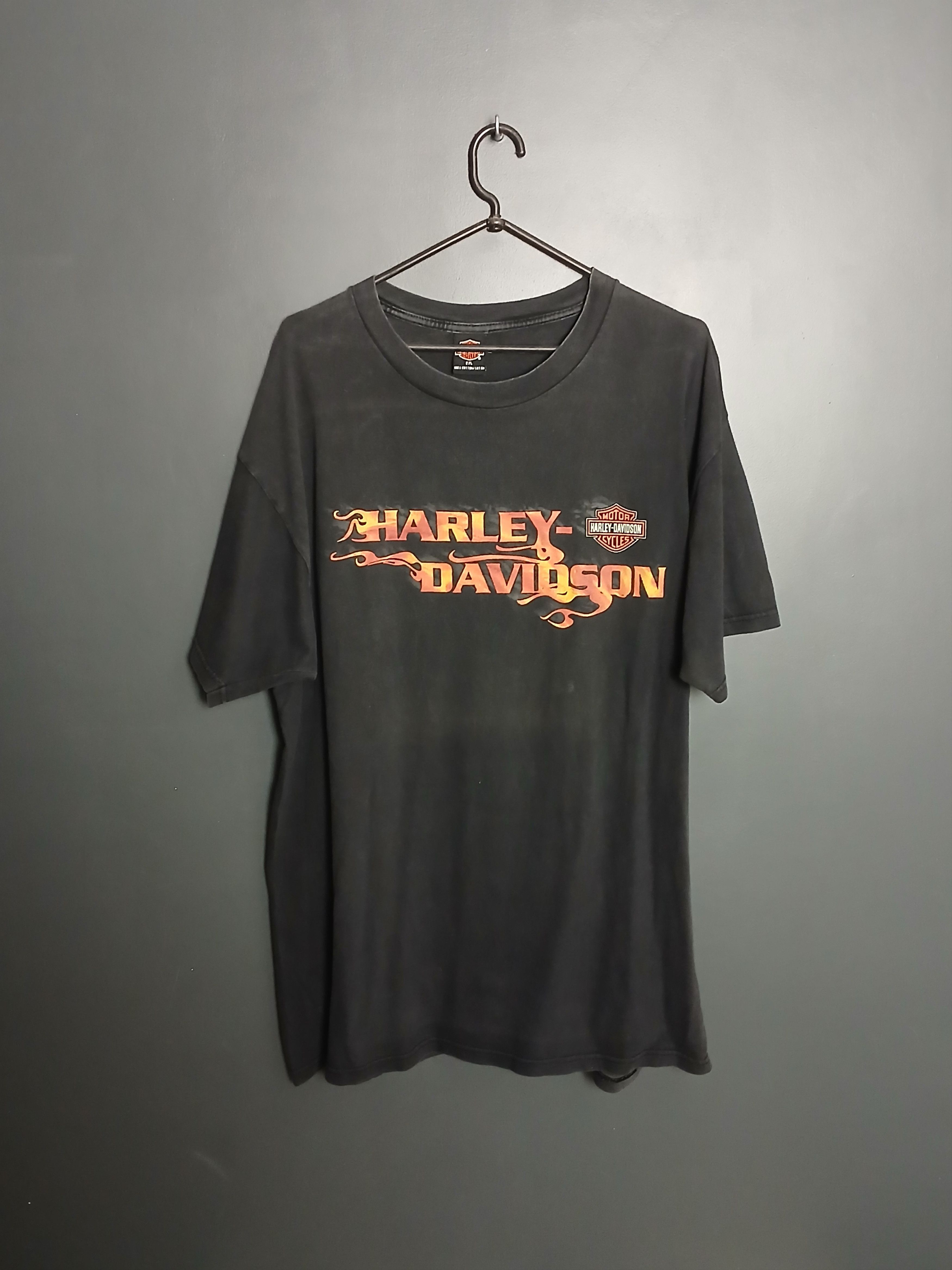 Harley Davidson × Vintage Vintage 2000 Harley Davidson Racing Moto T-Shirt Size US XXL / EU 58 / 5 - 2 Thumbnail