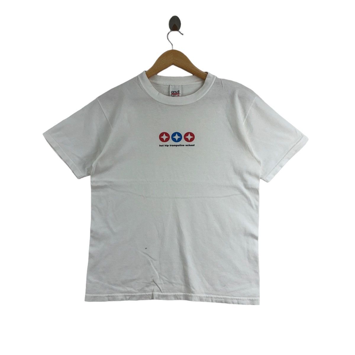 Band Tees × Vintage Vintage 90s Hot Hip Trampoline School T-Shirt Japan Musical Size US M / EU 48-50 / 2 - 1 Thumbnail