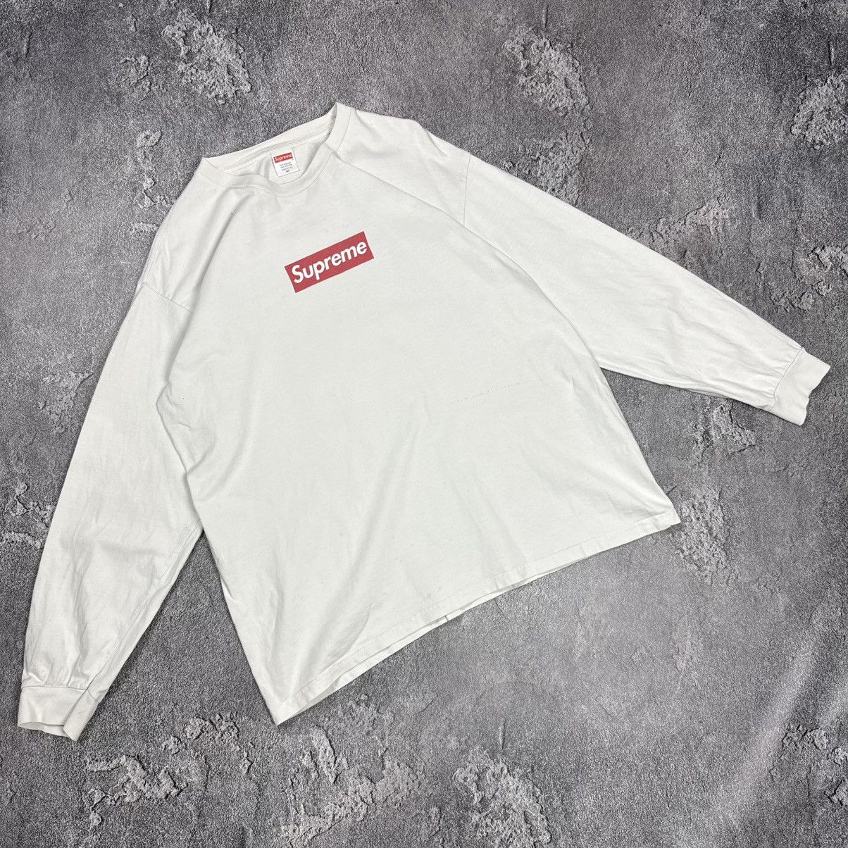 Supreme Supreme Box Logo Longsleeve White Size XL Size US XL / EU 56 / 4 - 2 Thumbnail