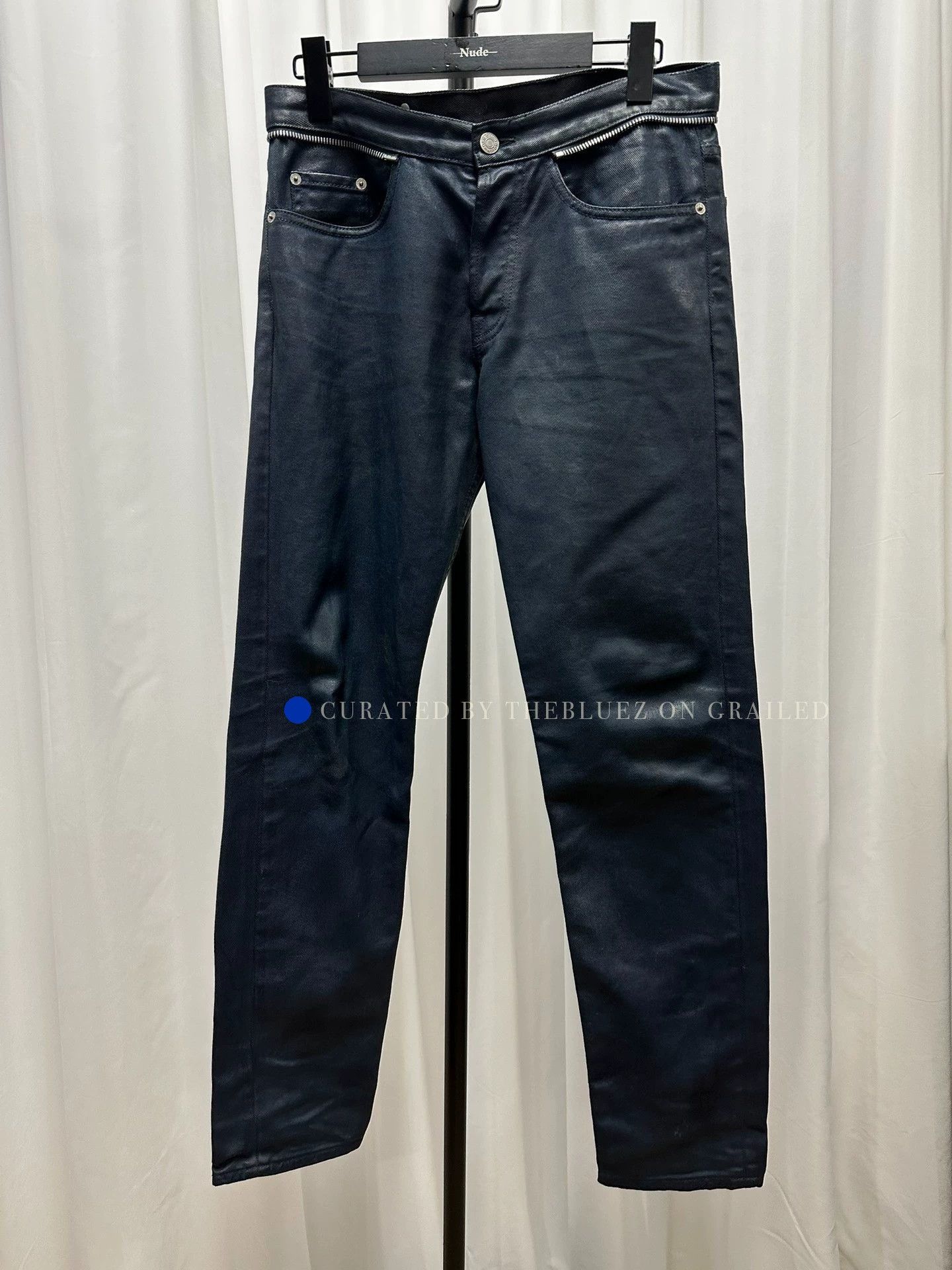 Dries Van Noten Blue Glued Denim Jeans - Size 30 Size US 30 / EU 46 - 1 Thumbnail