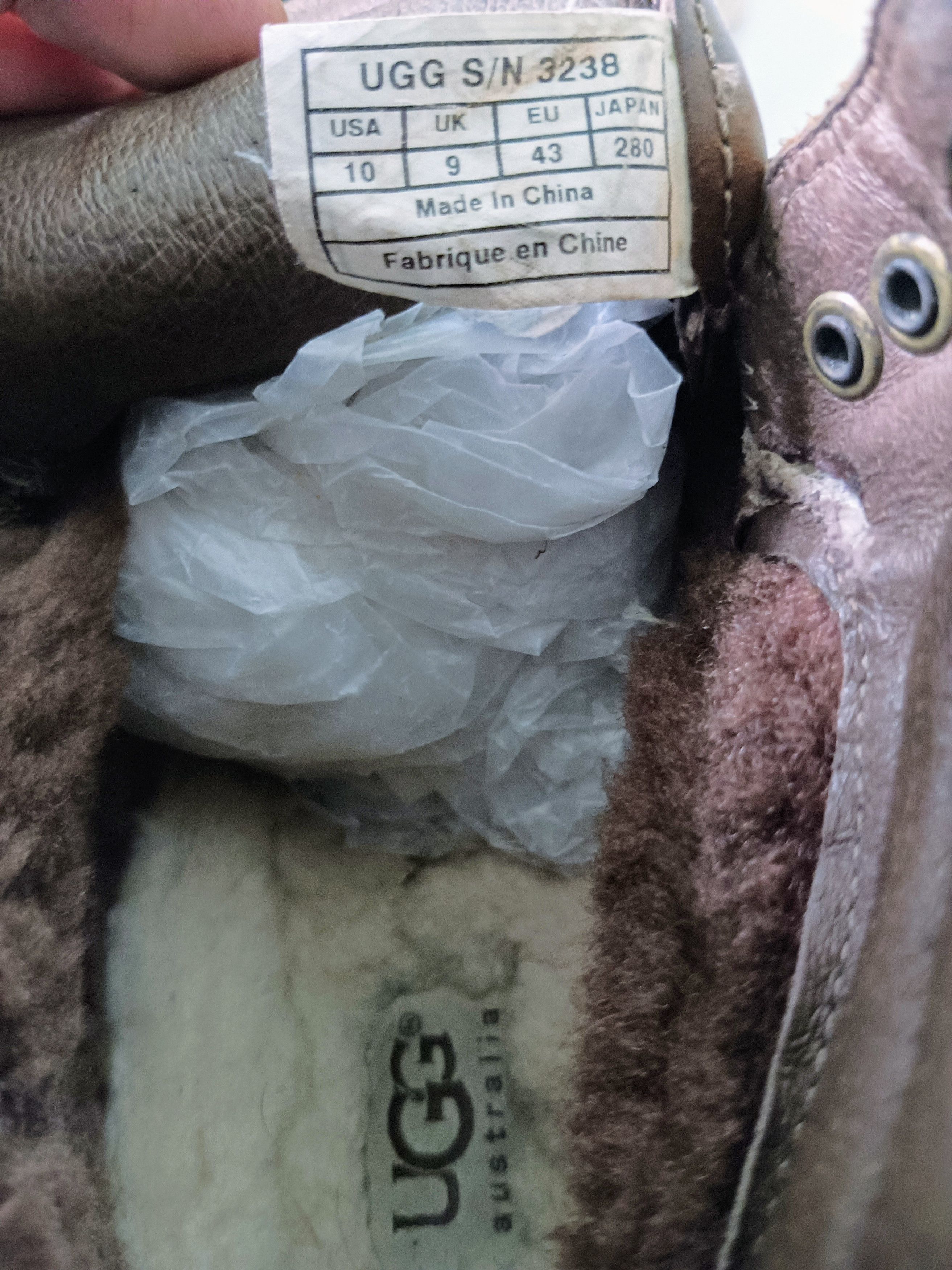 Ugg × Vibram UGG Capulin Mens Leather Waterproof Boots S/N 3238 Size US 10 / EU 43 - 14 Thumbnail